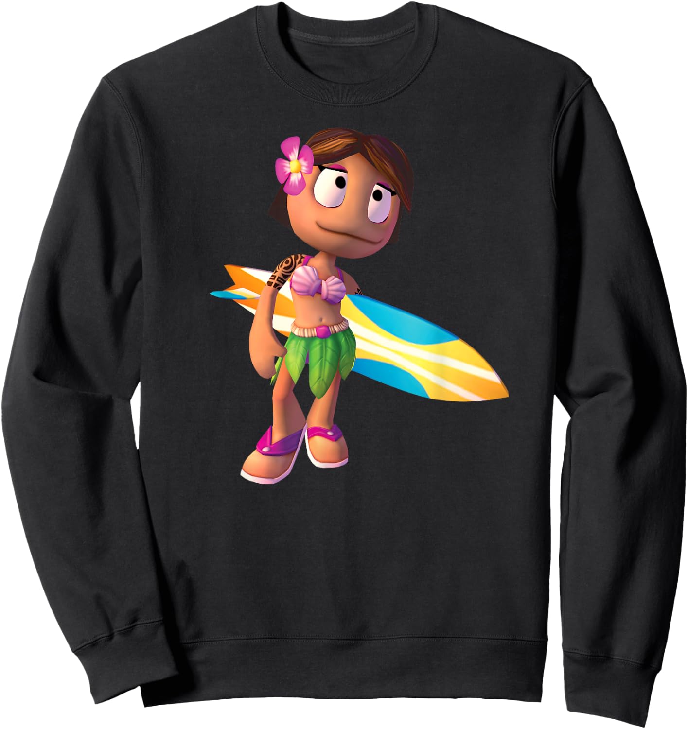 Beach Buggy Racing Leilani Sweatshirt - Sweatshirt | Black