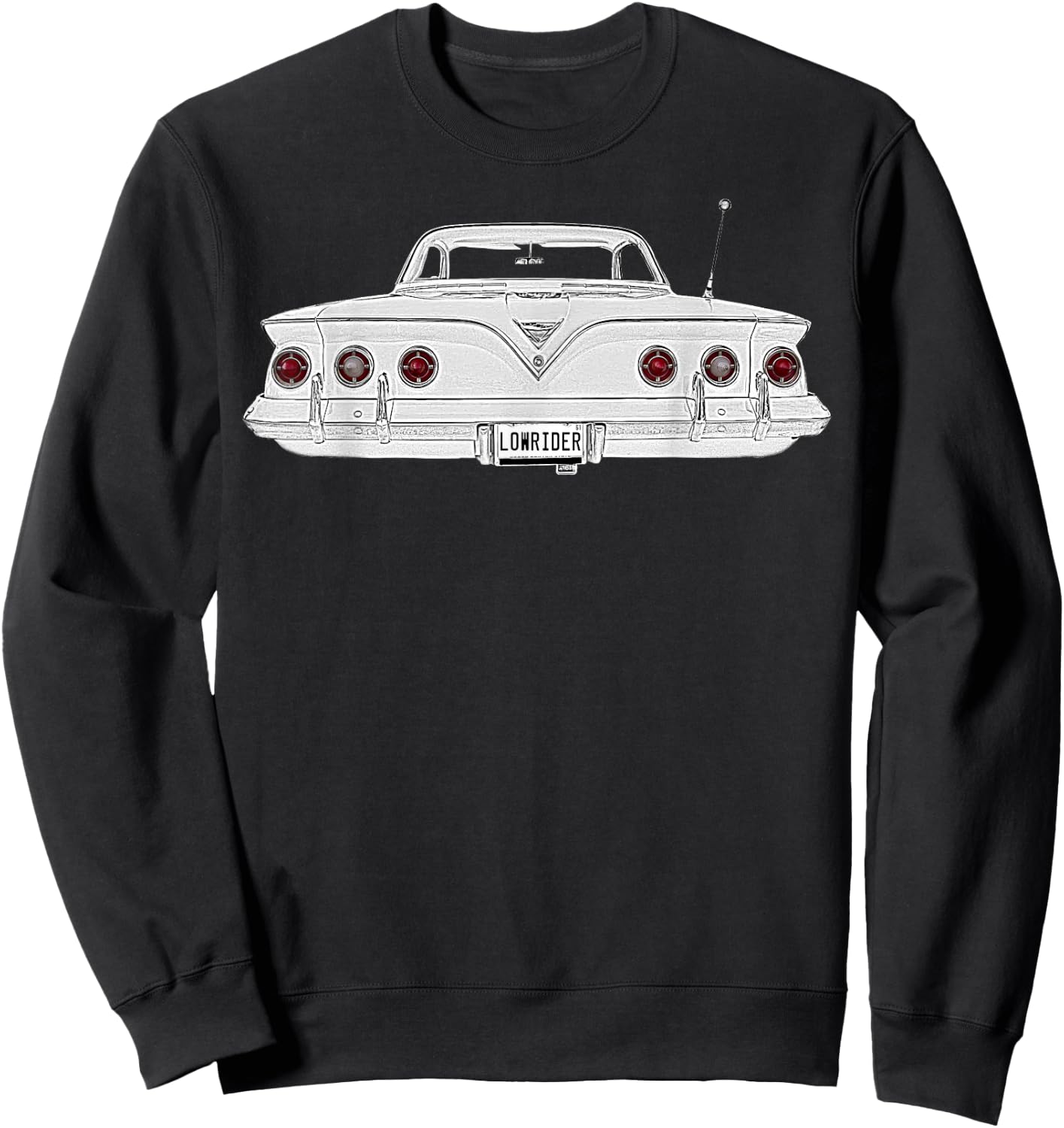 Lowrider 61 Impala Dark Colors Sweatshirt - Sweatshirt | Black