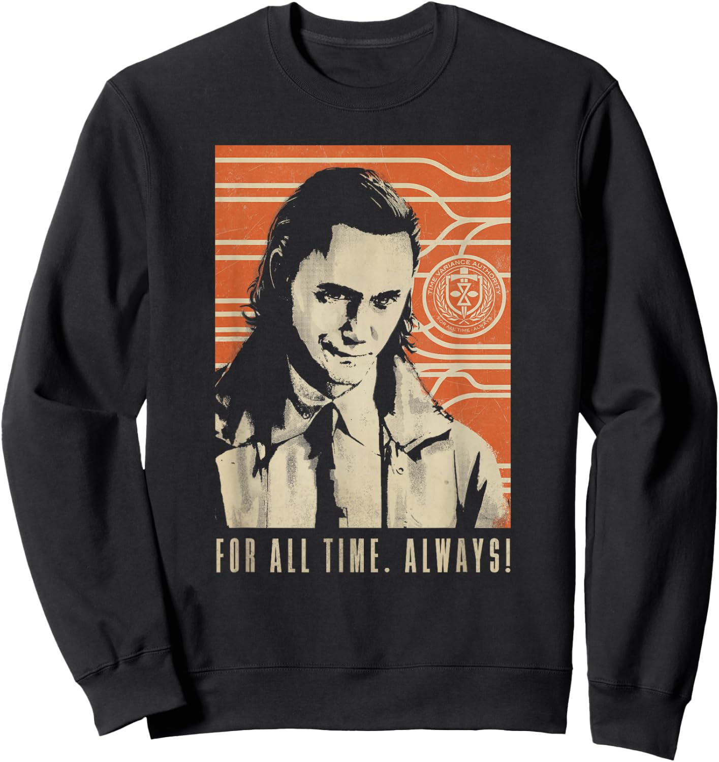 Marvel Loki For All Time Always! Sweatshirt - Sweatshirt | Black