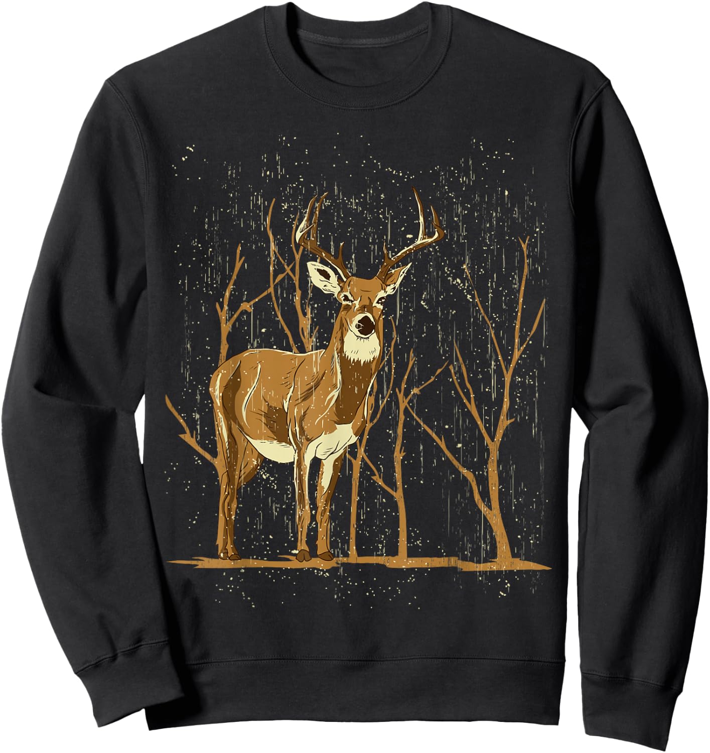 Deer Lover Funny - Deer Sweatshirt - Sweatshirt | Black