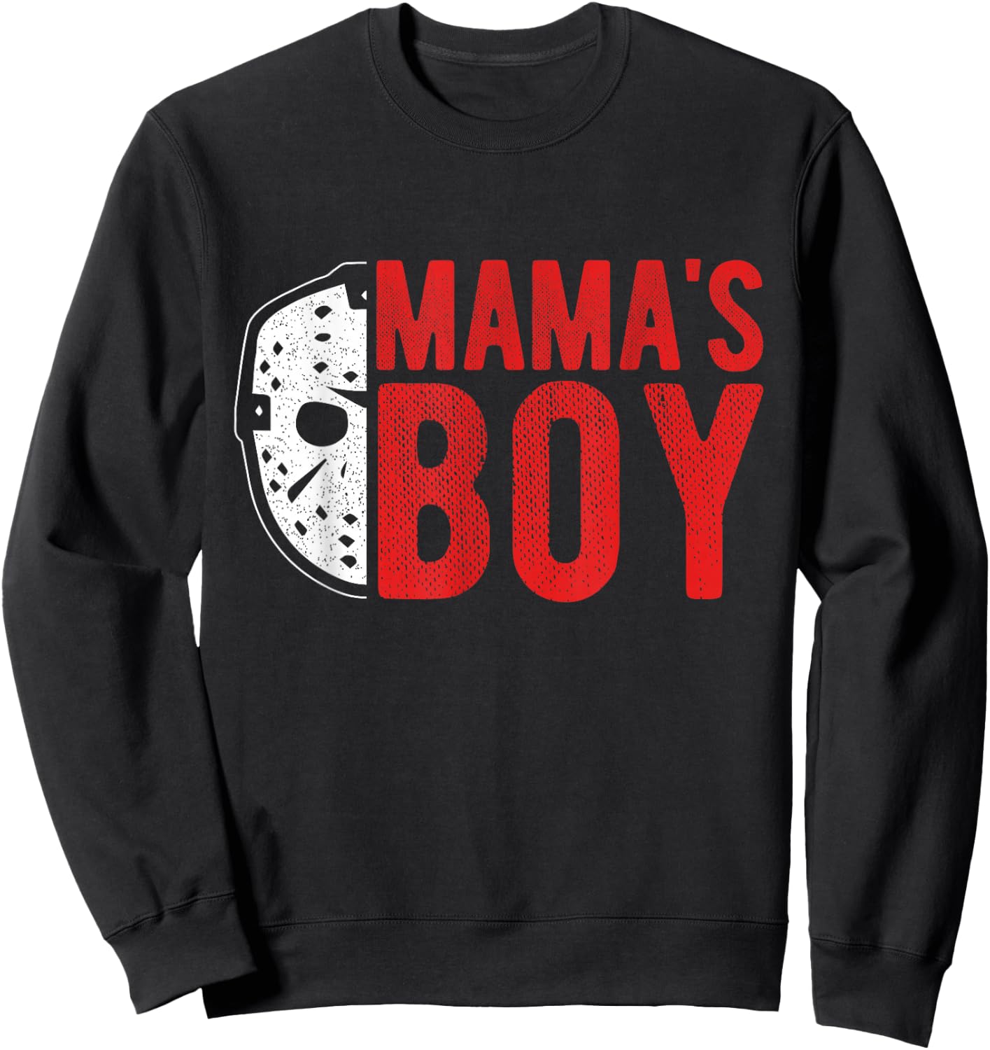 MAMA'S BOY Horror Movie Fan Sweatshirt - Sweatshirt | Black