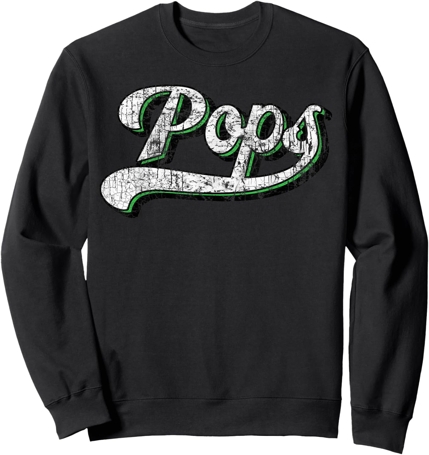 Vintage Father's Day Pops Sweatshirt - Sweatshirt | Black