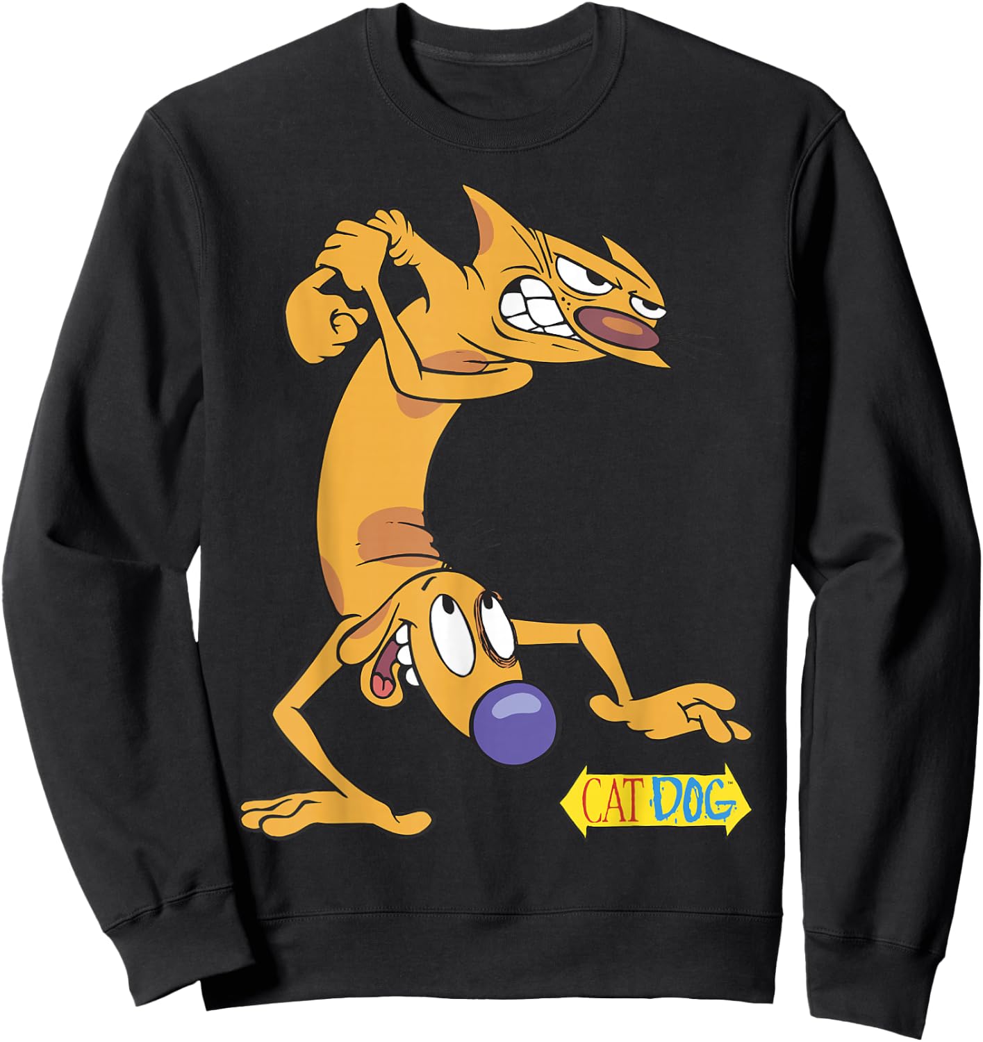 CatDog Tough Guys Sweatshirt - Sweatshirt | Black