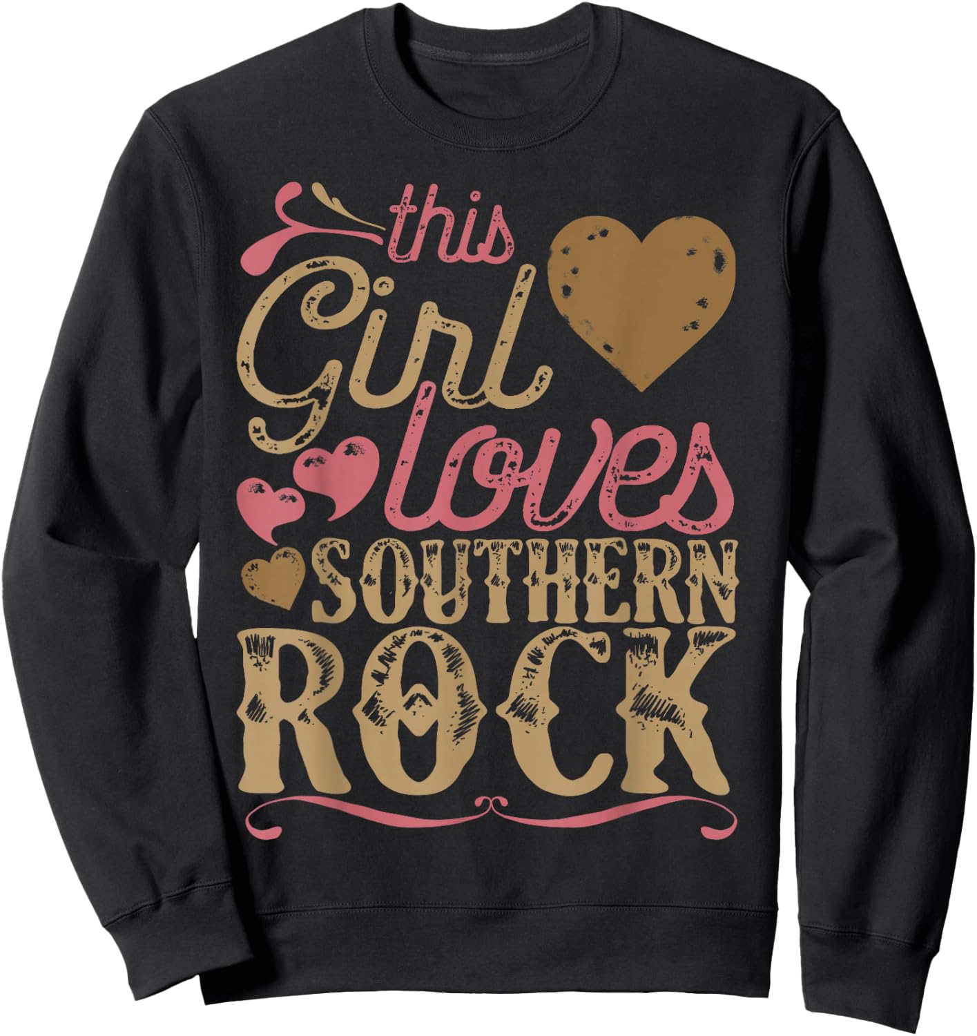 Southern Rock Shirt Gift Present Music Sweatshirt - Sweatshirt | Black