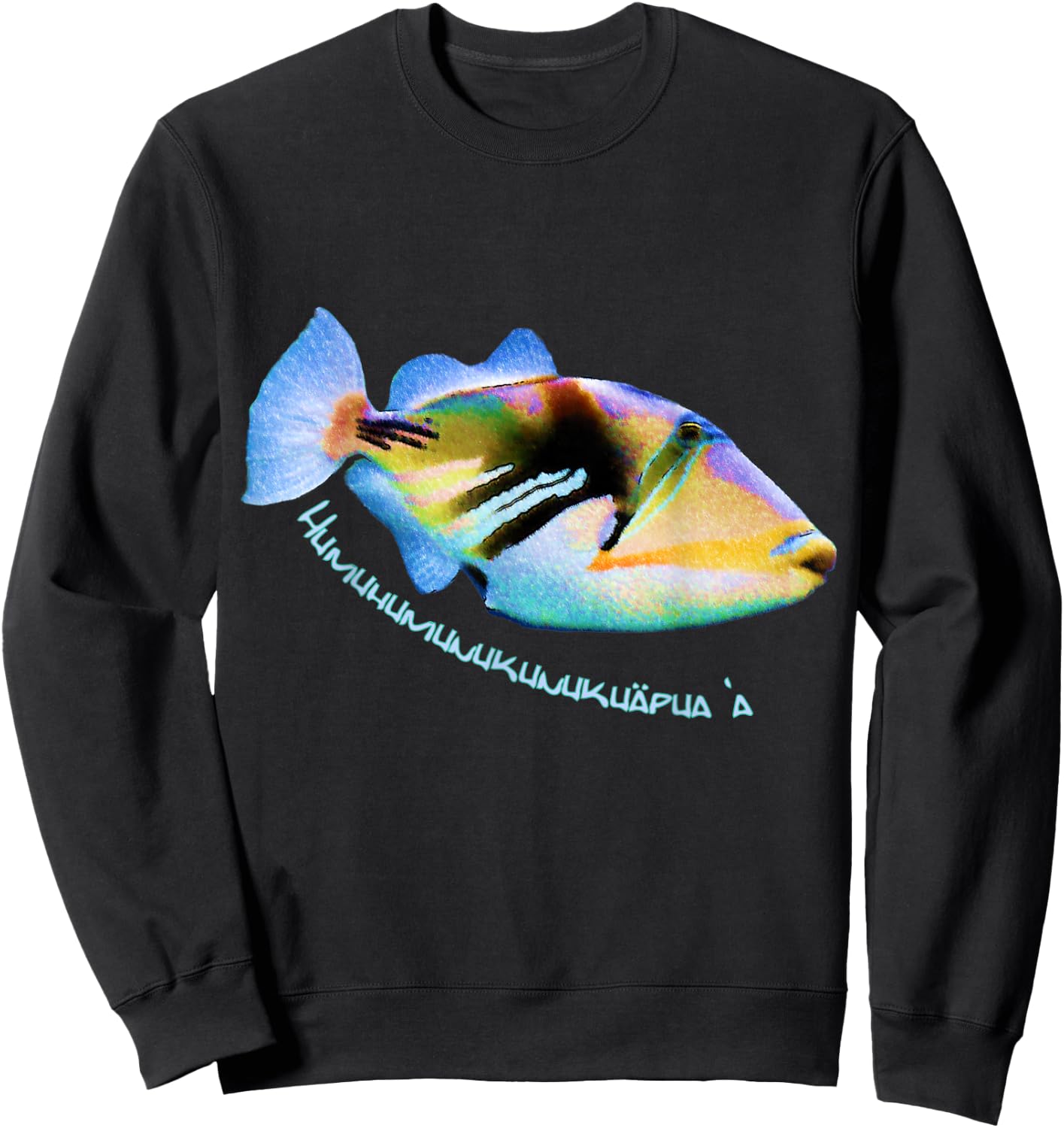 Hawaiian Triggerfish Hawaii Sweatshirt - Sweatshirt | Black