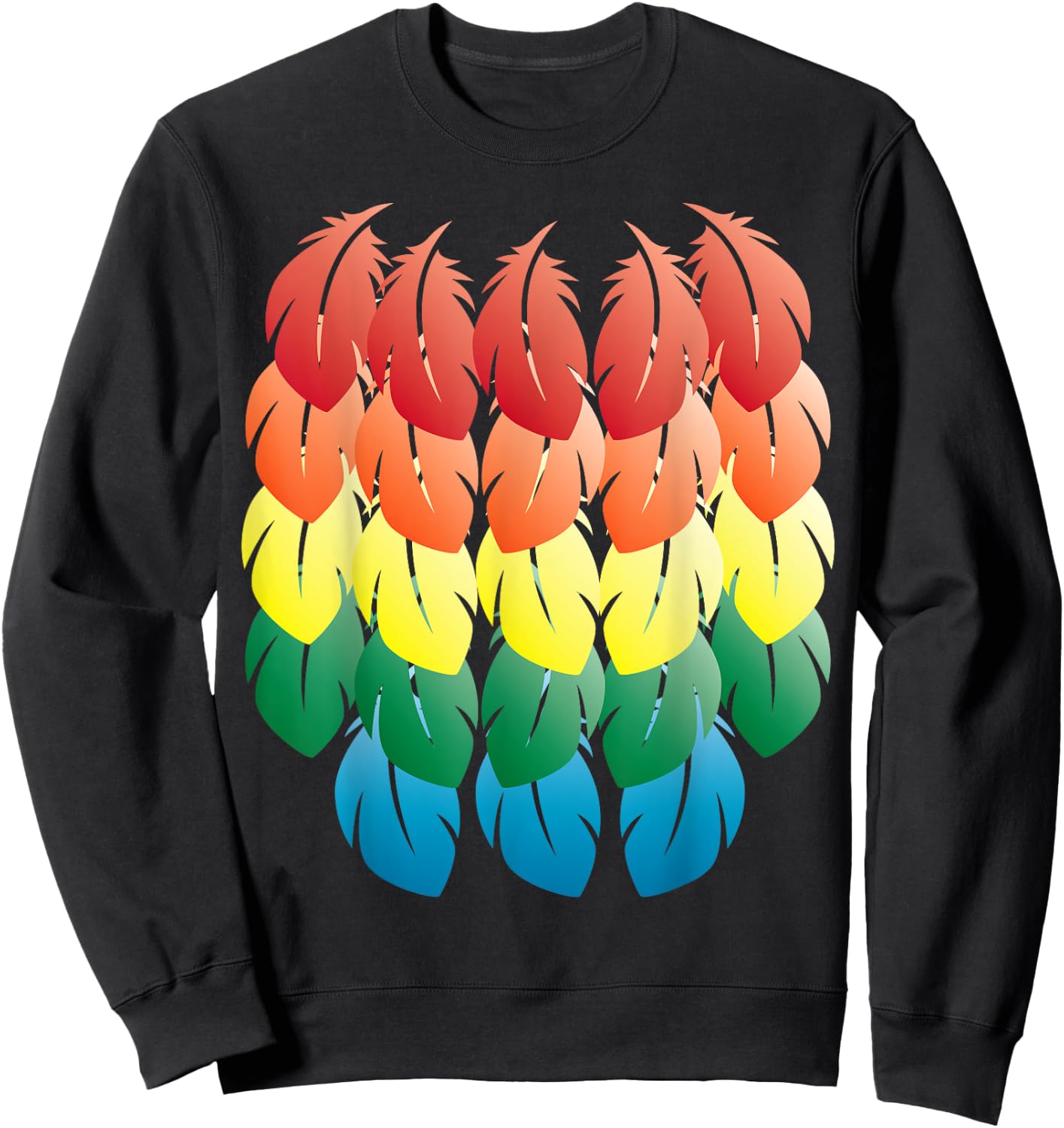 Parrot Halloween Shirt Costume Feathers Bird Macaw Sweatshirt - Sweatshirt | Black