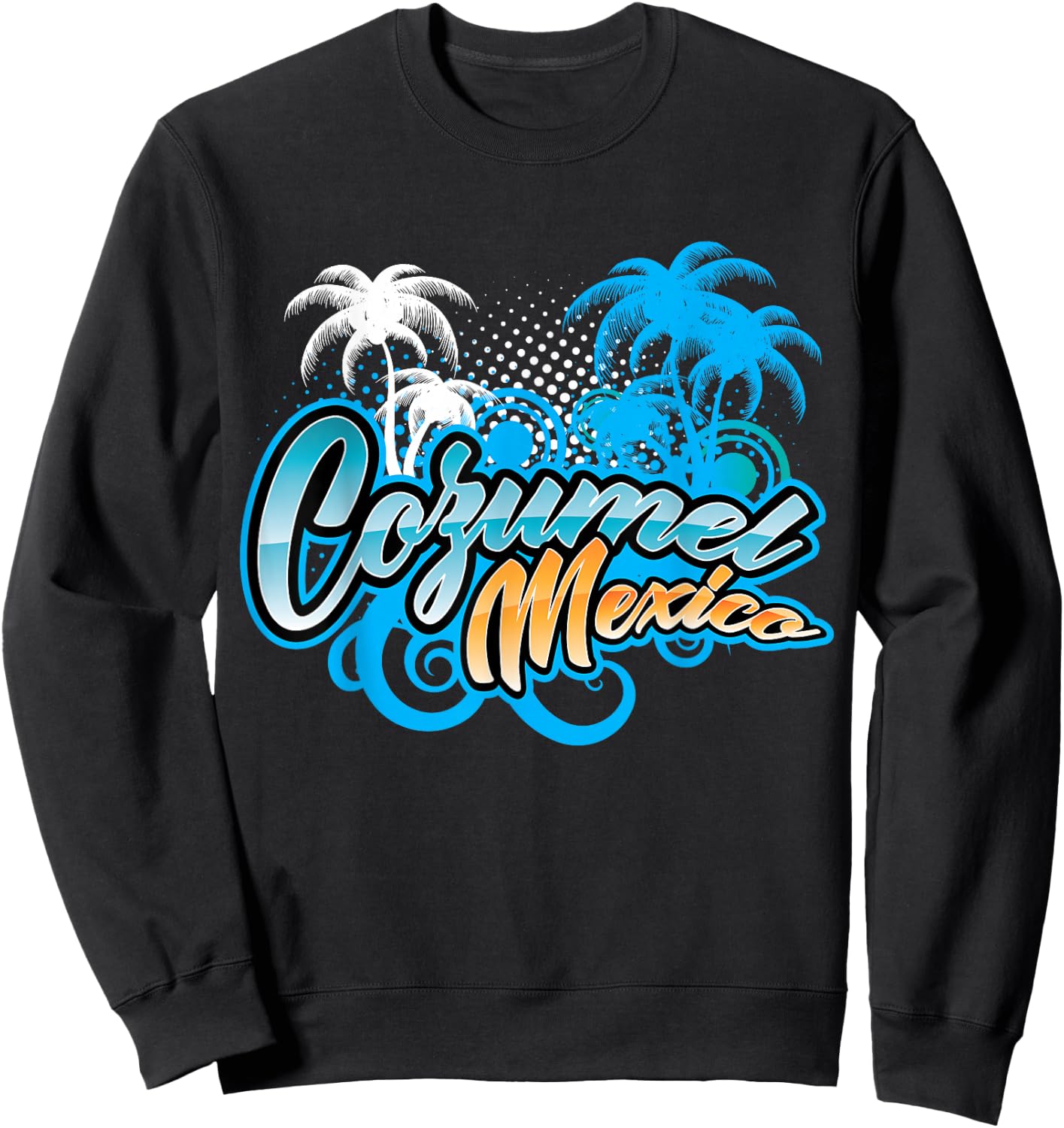 Cozumel Mexico Souvenir Gift Traveler Men/Women Sweatshirt - Sweatshirt | Black