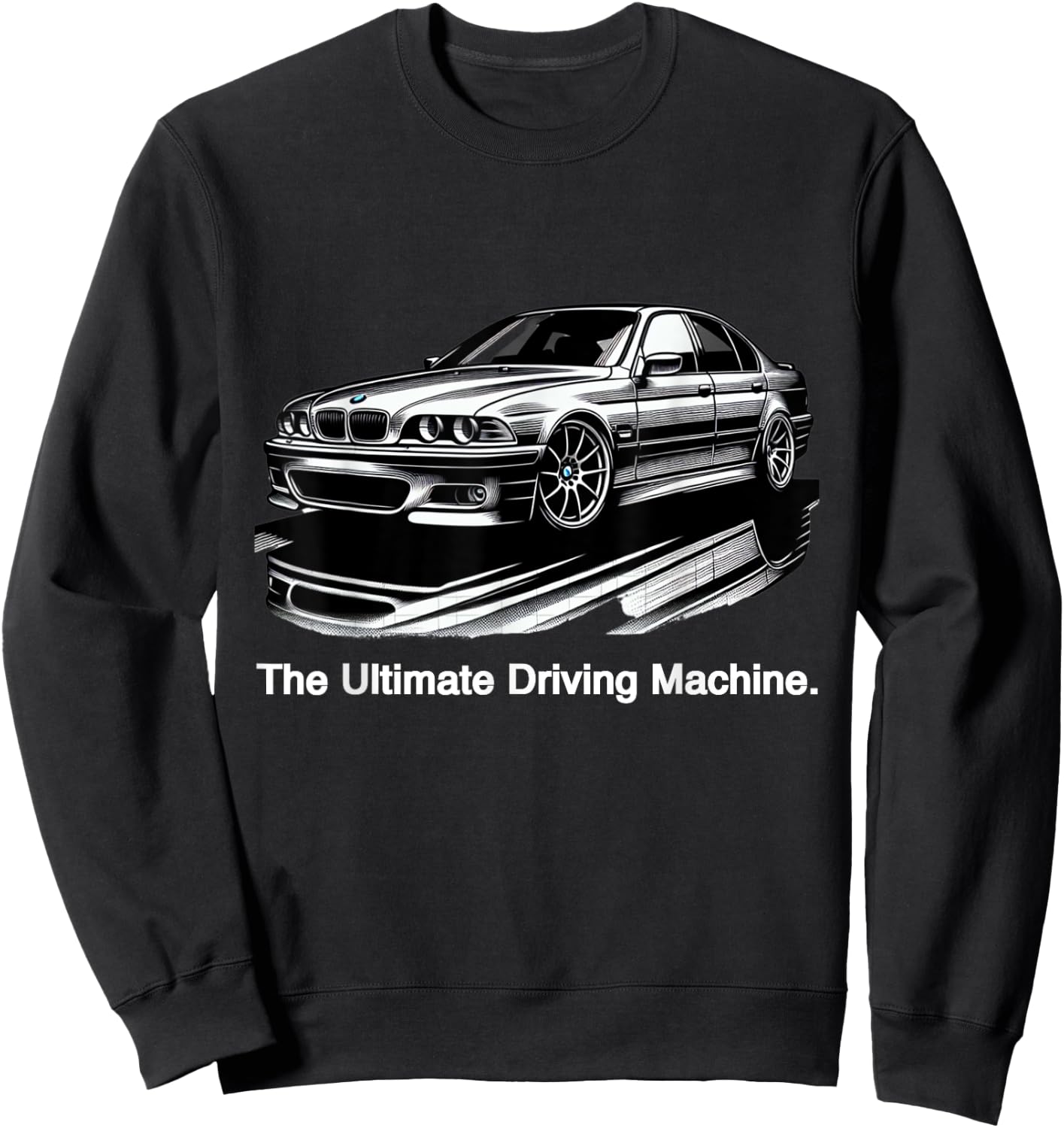 Ultimate Driving Machine Vintage Euro E39 Sweatshirt - Sweatshirt | Black