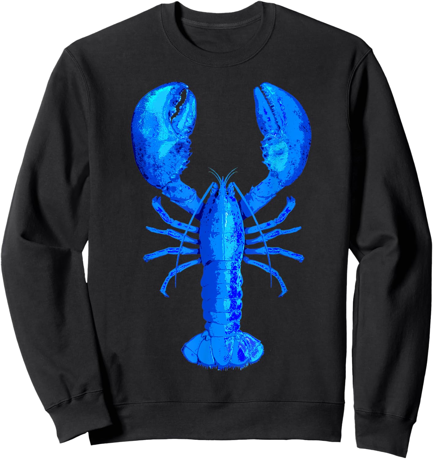 Blue Lobster Sweatshirt - Sweatshirt | Black