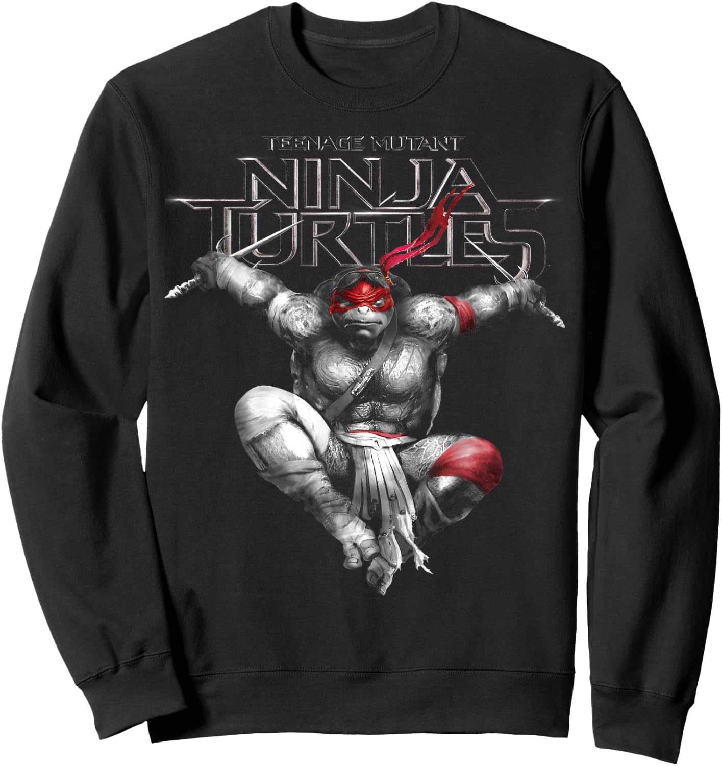 Teenage Mutant Ninja Turtles Raphael Action Jump Sweatshirt - Sweatshirt | Black