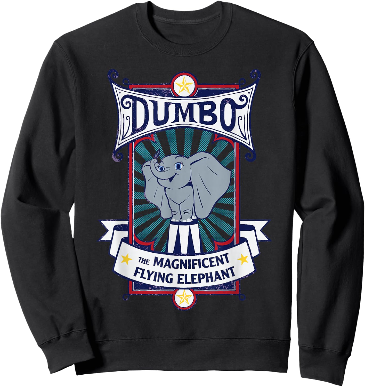 Dumbo - Magnificent Flying Elephant Sweatshirt - Sweatshirt | Black
