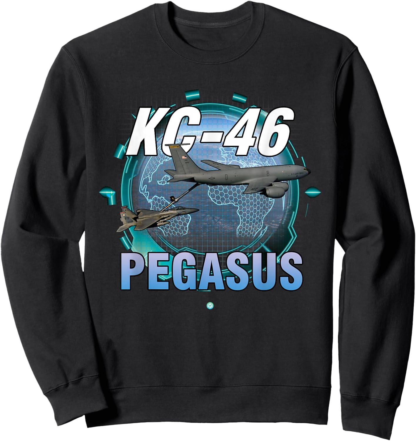 KC-46 Pegasus Gift Veteran Sweatshirt - Sweatshirt | Black