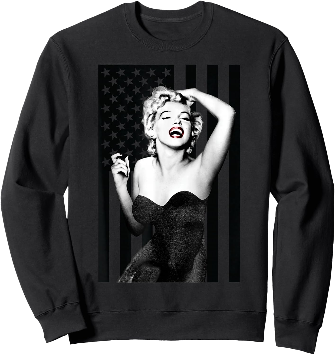 Marilyn Monroe Superstar Marilyn Sweatshirt - Sweatshirt | Black