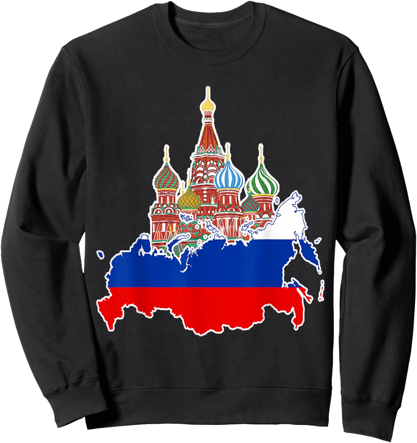 Russian Flag Shirts Kids Russian Soccer Fan, Russian Sweatshirt - Sweatshirt | Black