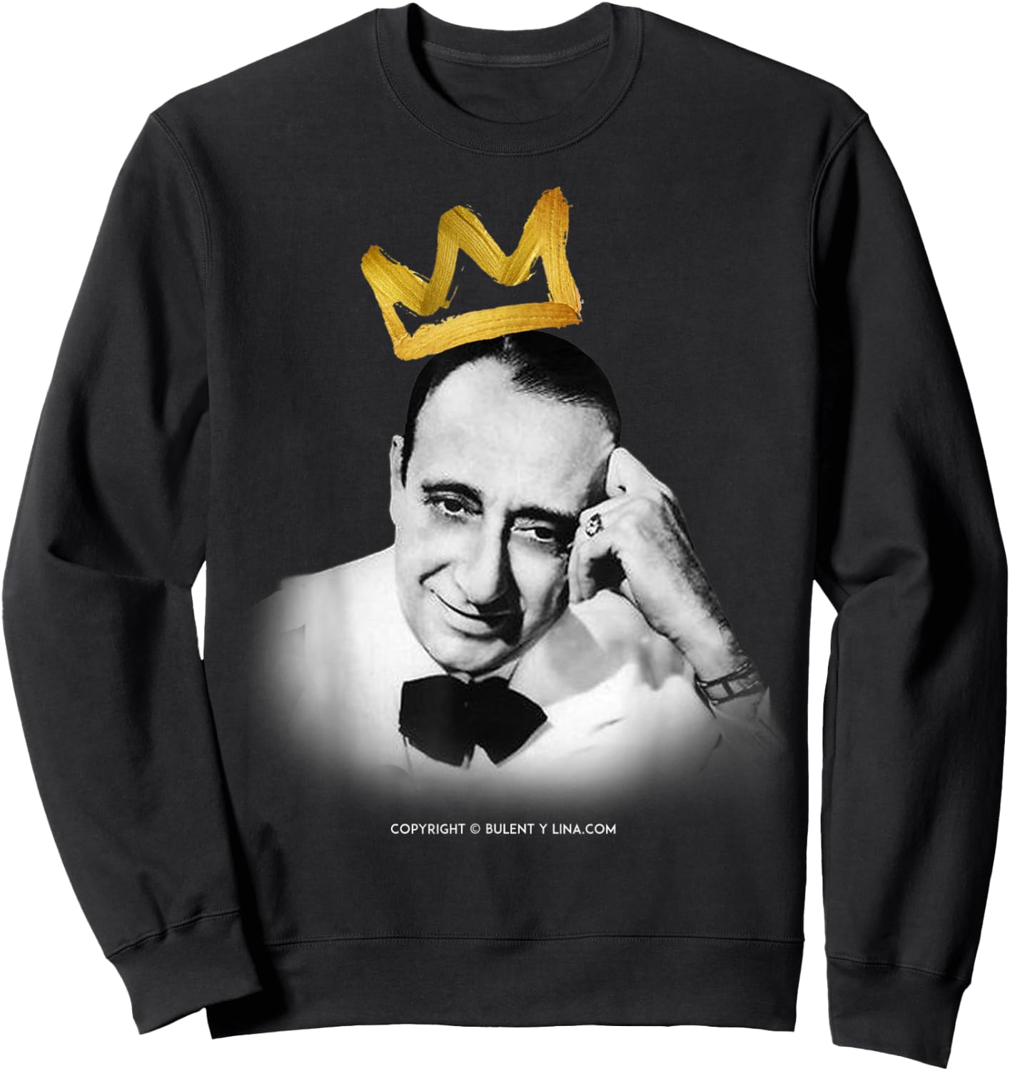 The King of Rhythm - D'Arienzo | Tango 8 Festival + Marathon Sweatshirt - Sweatshirt | Black
