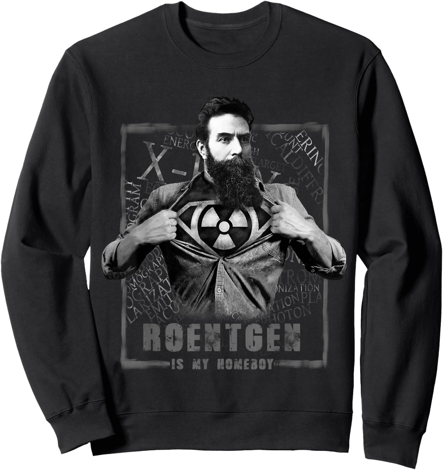 X-Ray Homeboy Shirt Gift X-Ray Tech Rad 1 Sweatshirt - Sweatshirt | Black