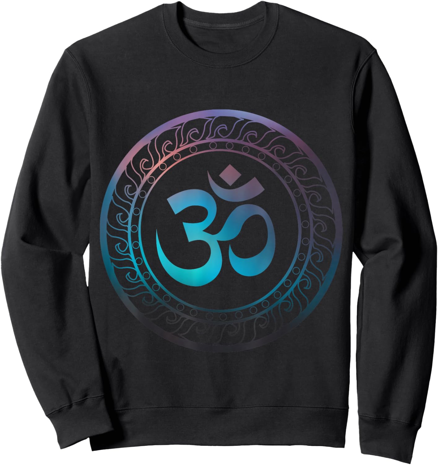 Om Ohm Aum Symbol Spiritual Yoga Gift Sweatshirt - Sweatshirt | Black