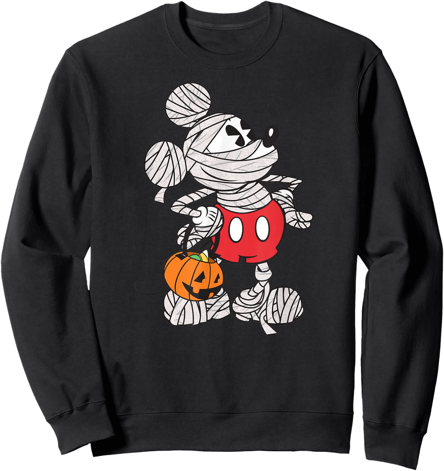 Disney - Mickey Mouse Mummy Halloween Sweatshirt - Sweatshirt | Black