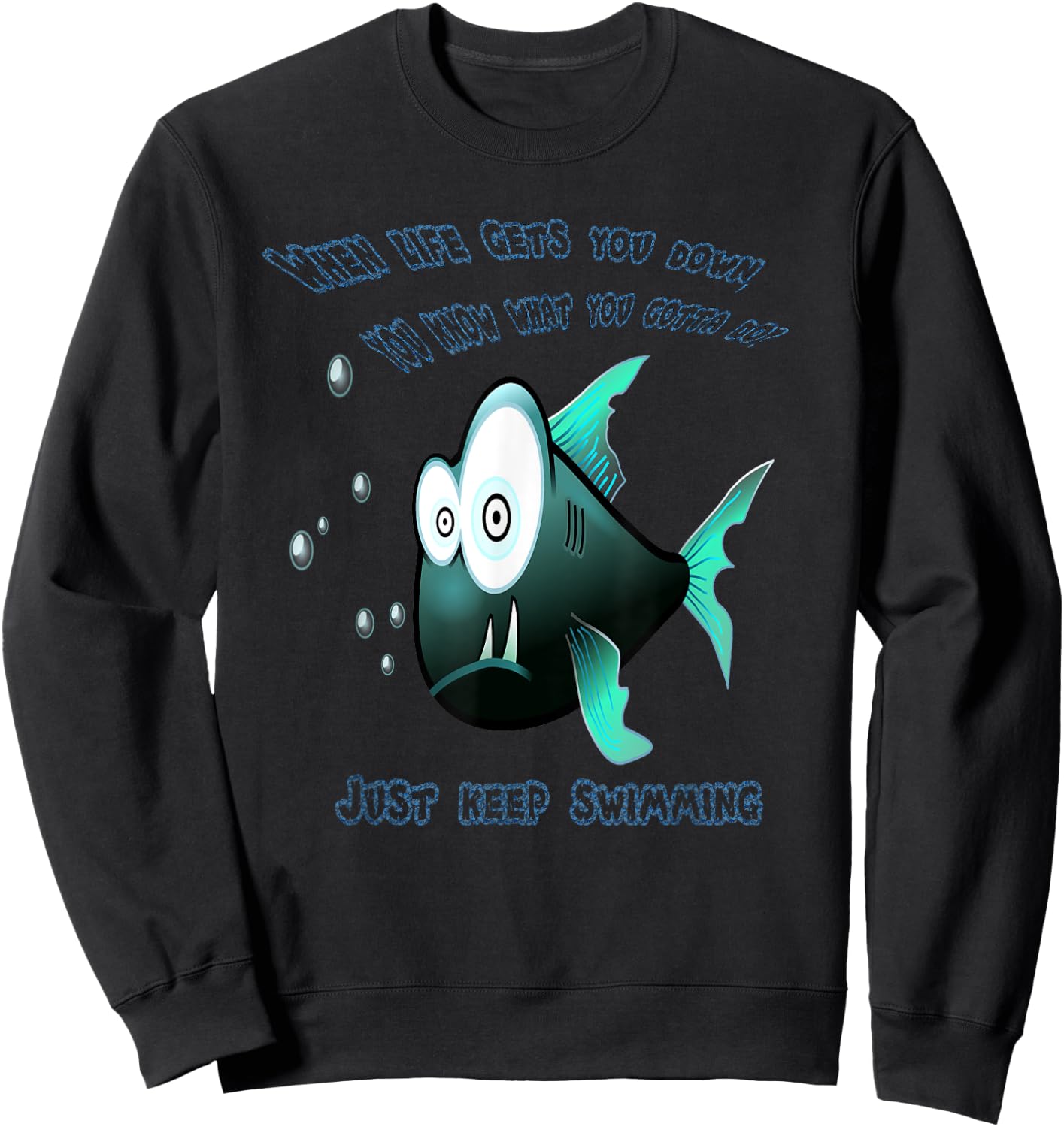 Positive Thinking - Gift Swimmers / Optimists Sweatshirt - Sweatshirt | Black