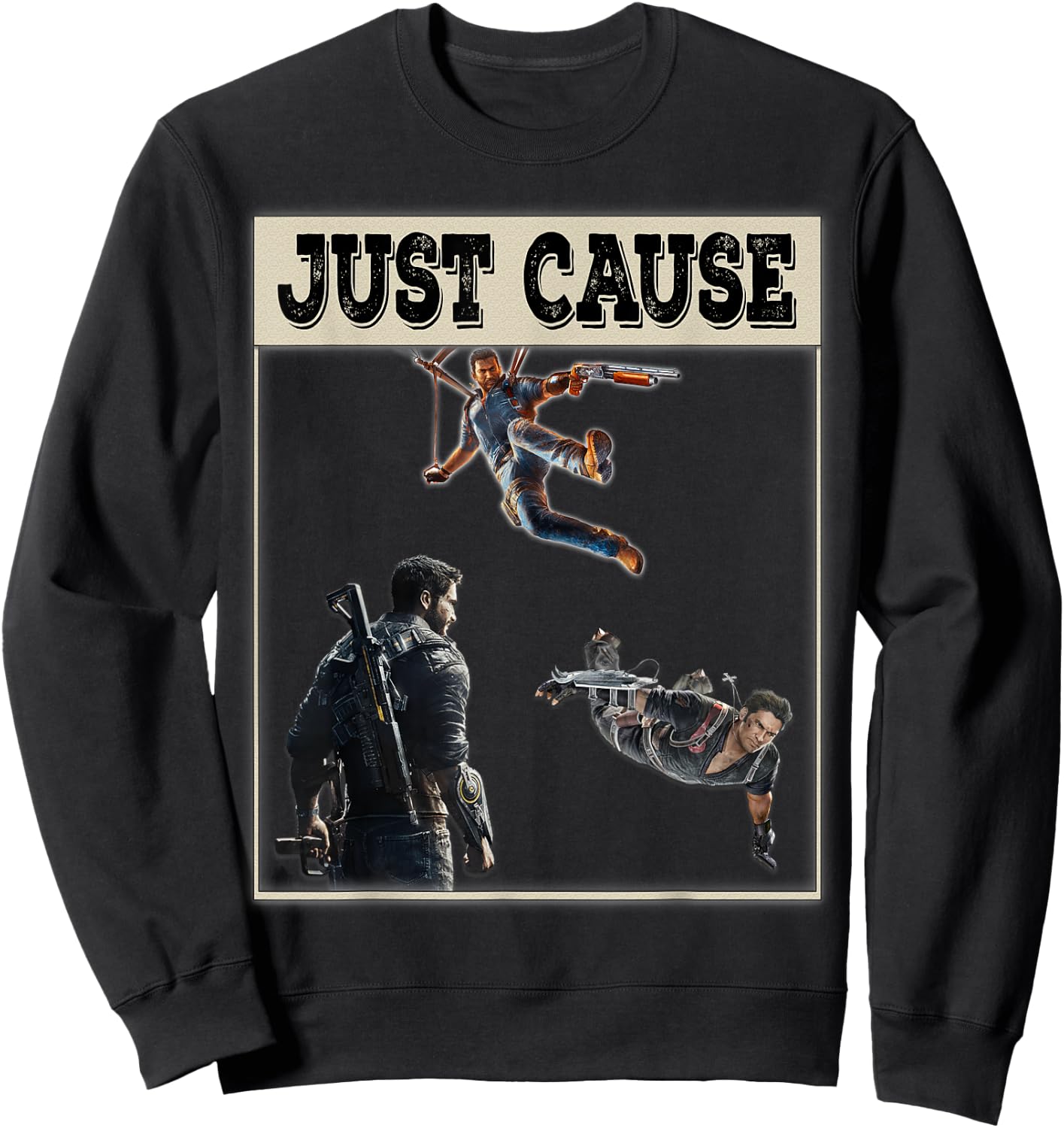 Play Just Cause All Time Sweatshirt - Sweatshirt | Black