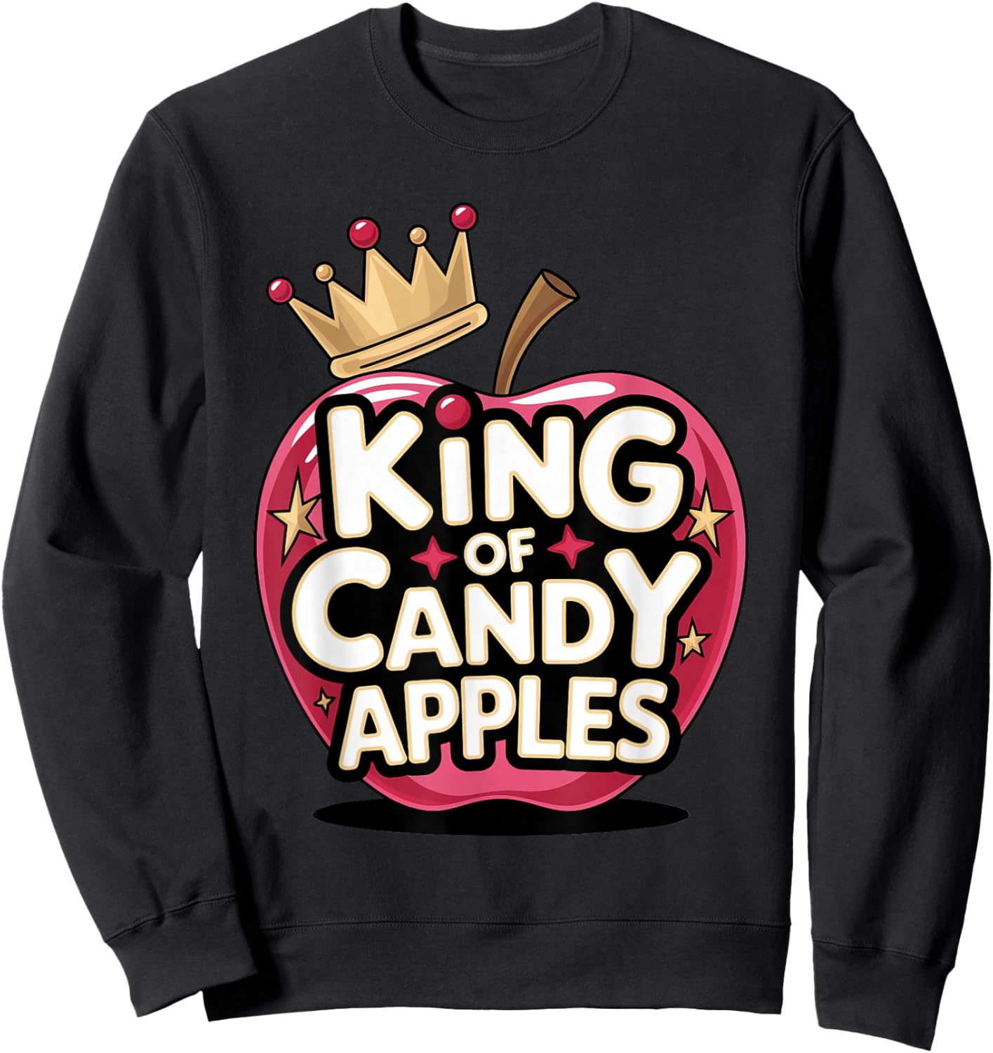 Candy Apples: King Of Candy Apples Sweatshirt - Sweatshirt | Black