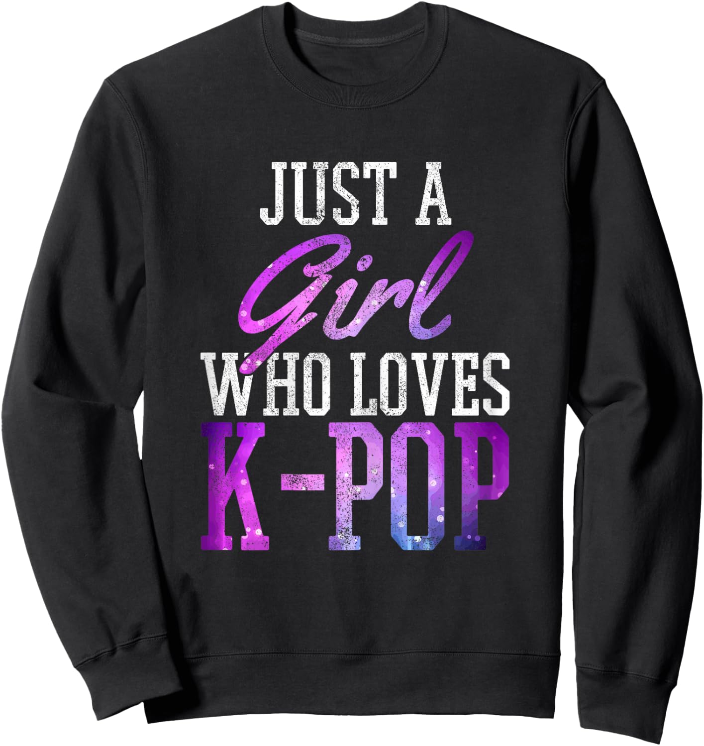 K-Pop Shirt Korean Pop Music K-Drama Gift Sweatshirt - Sweatshirt | Black