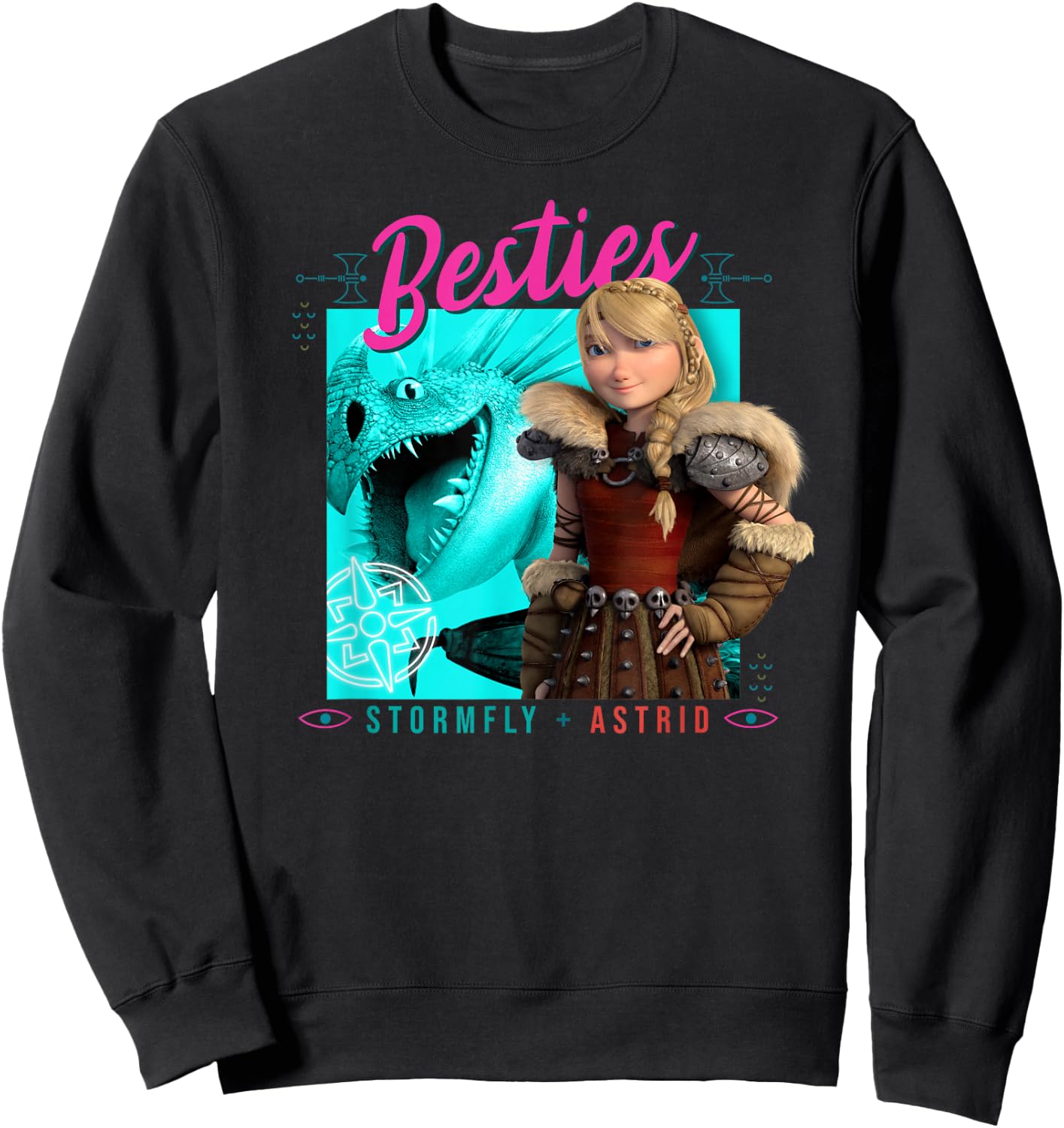 How to Train Your Dragon 3 Hidden World Besties Sweatshirt - Sweatshirt | Black