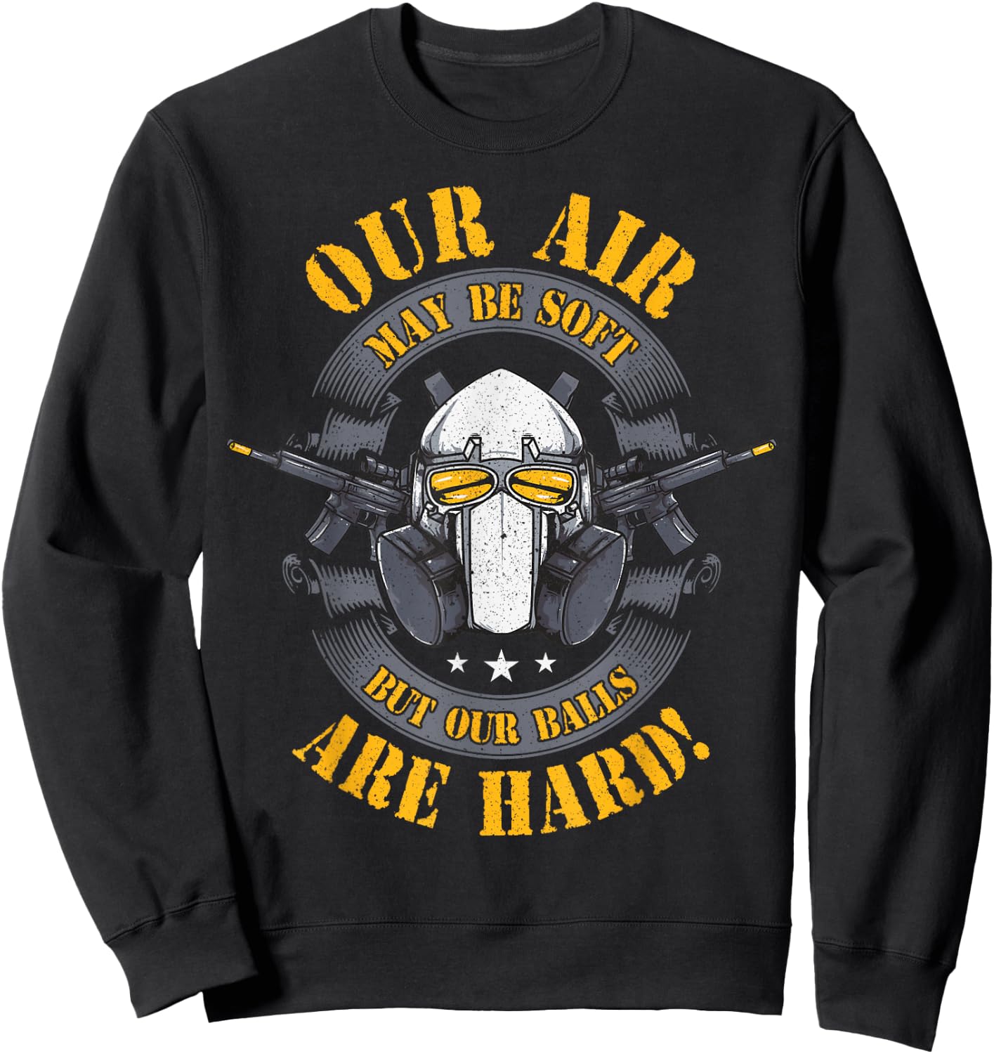 Funny Airsoft Gear Paintball Tactical Player Gift Sweatshirt - Sweatshirt | Black