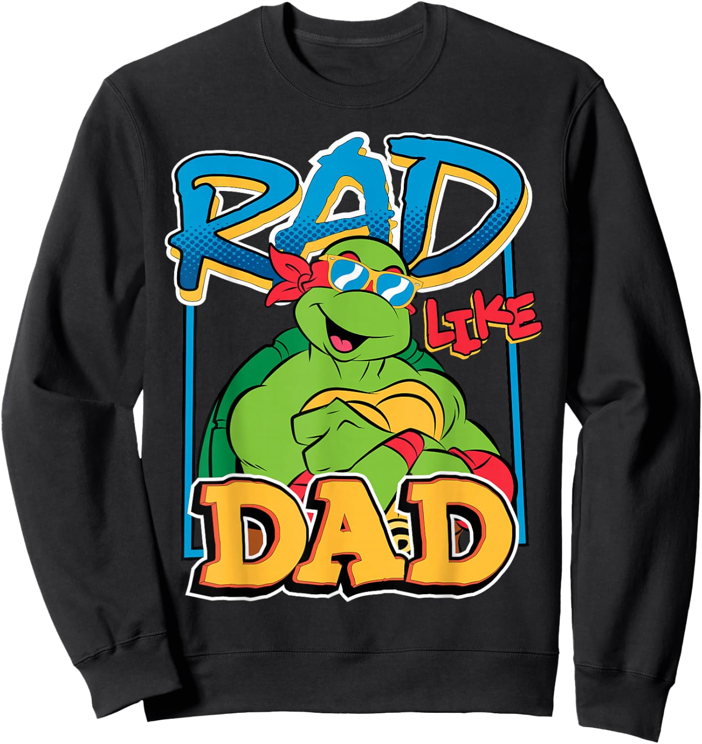 TMNT Rad Like Dad Raphael Sweatshirt - Sweatshirt | Black