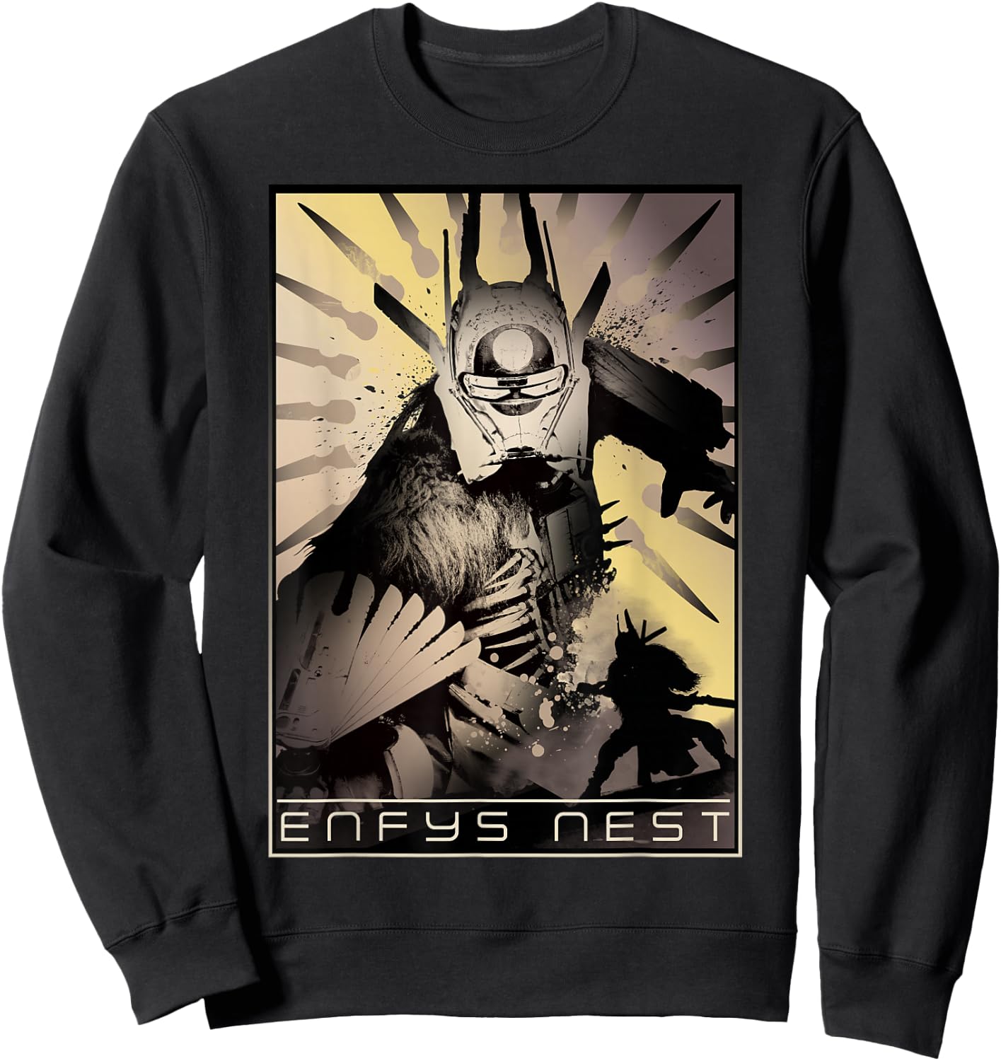 Star Wars Han Solo Movie Enfys Nest Poster Graphic Sweatshirt - Sweatshirt | Black