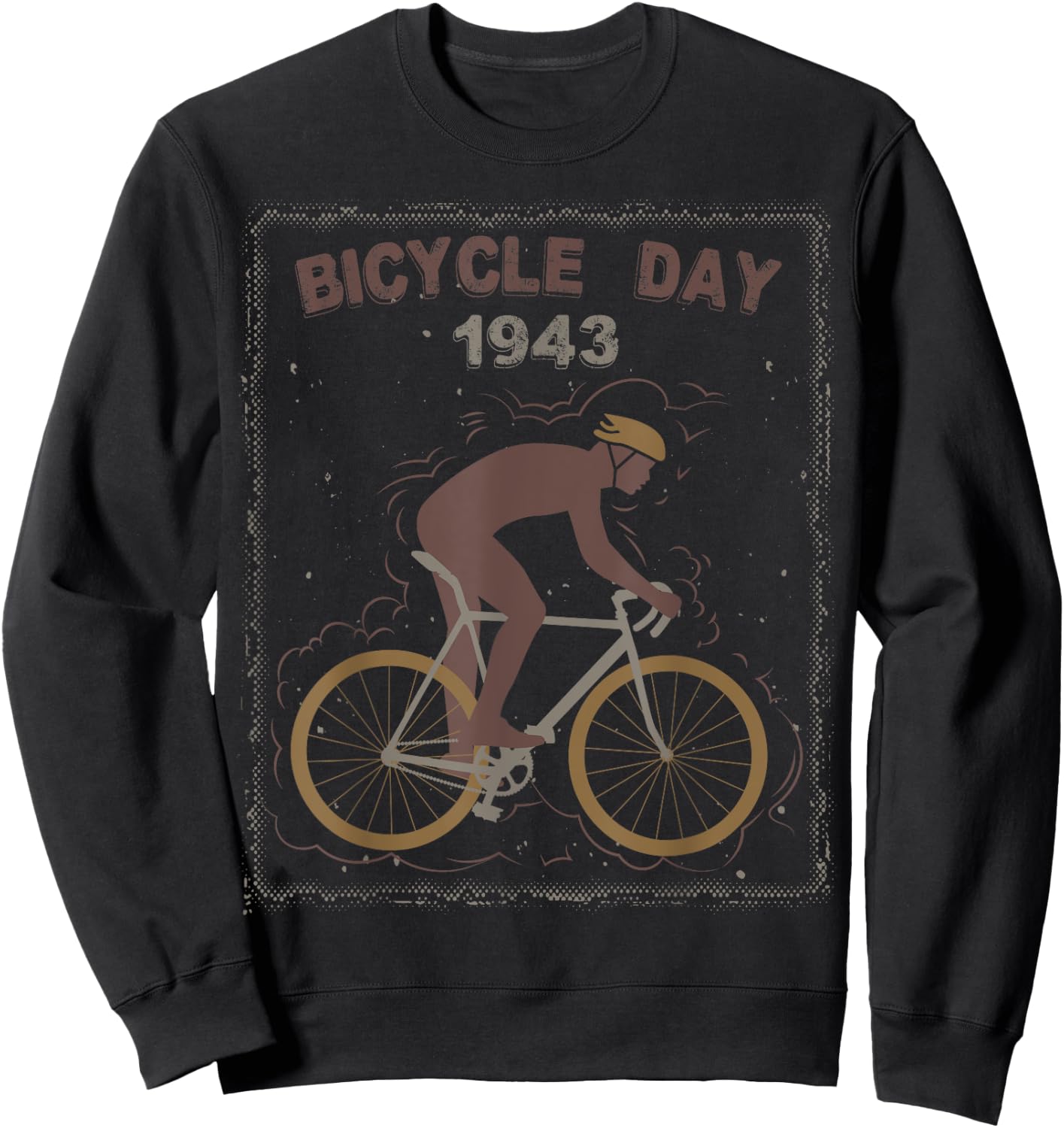 Bicycle Day 1943 Funny Cycling Sweatshirt - Sweatshirt | Black