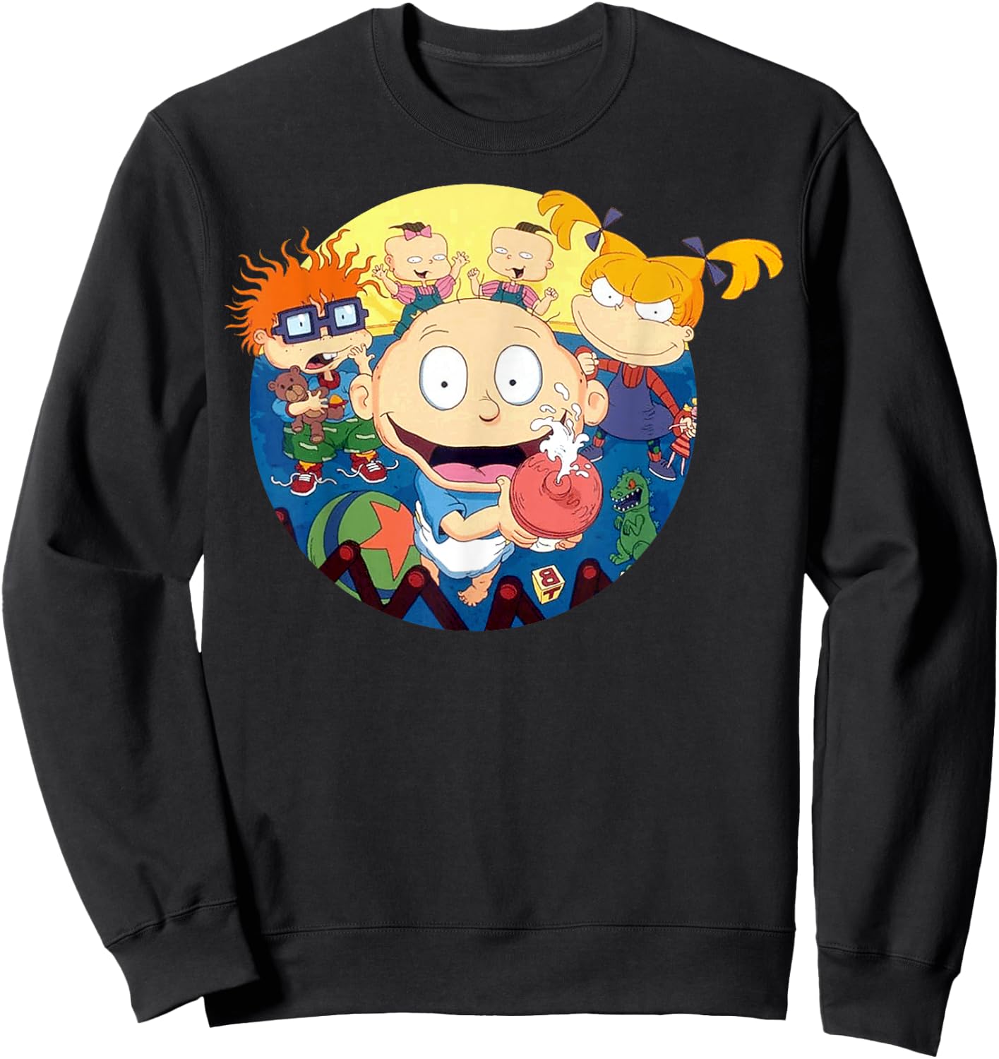Nickelodeon Rug Rats Show Intro Sweatshirt - Sweatshirt | Black