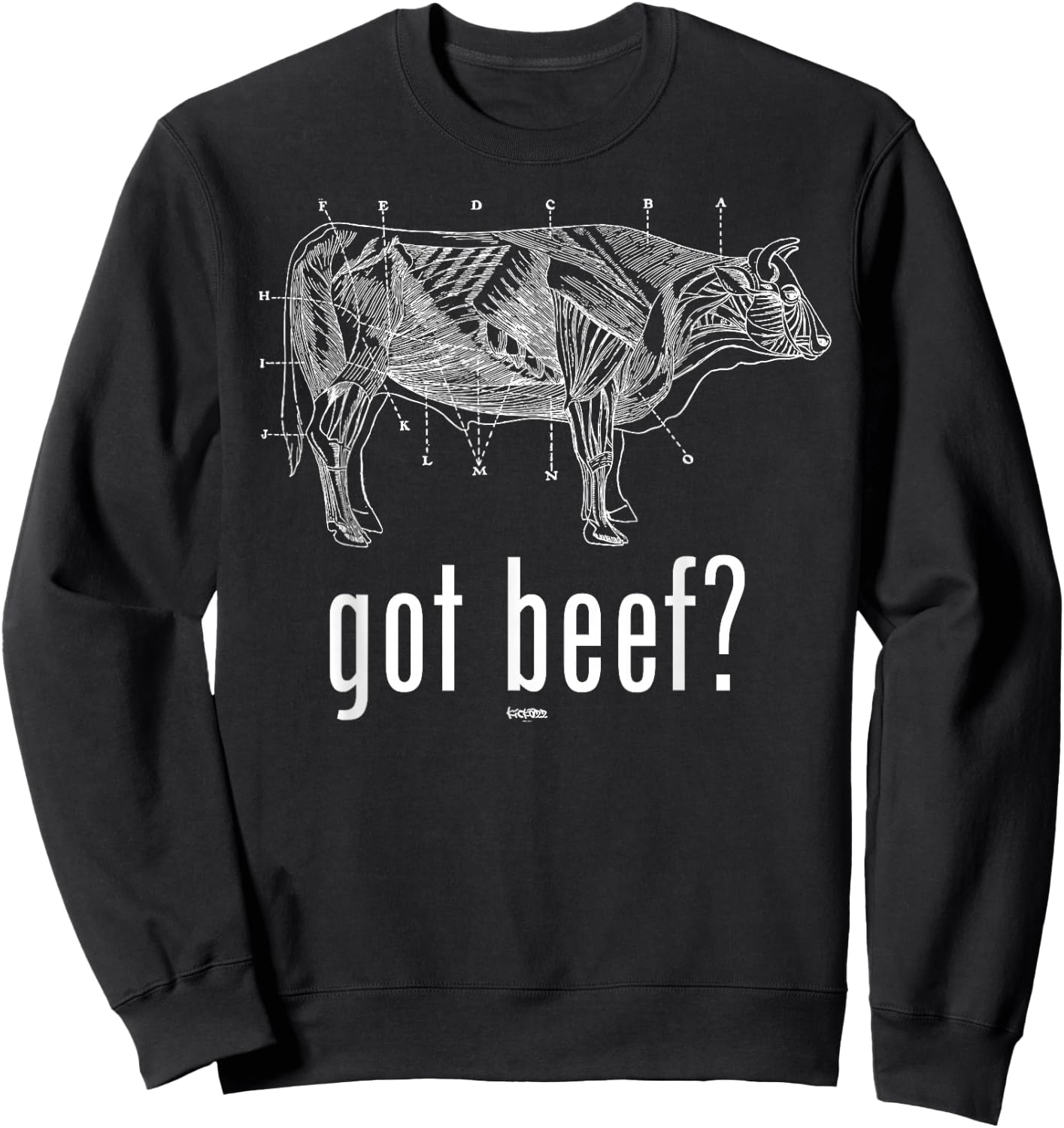 Got Beef? - Cuts of Beef - Funny meat eaters shirt Sweatshirt - Sweatshirt | Black