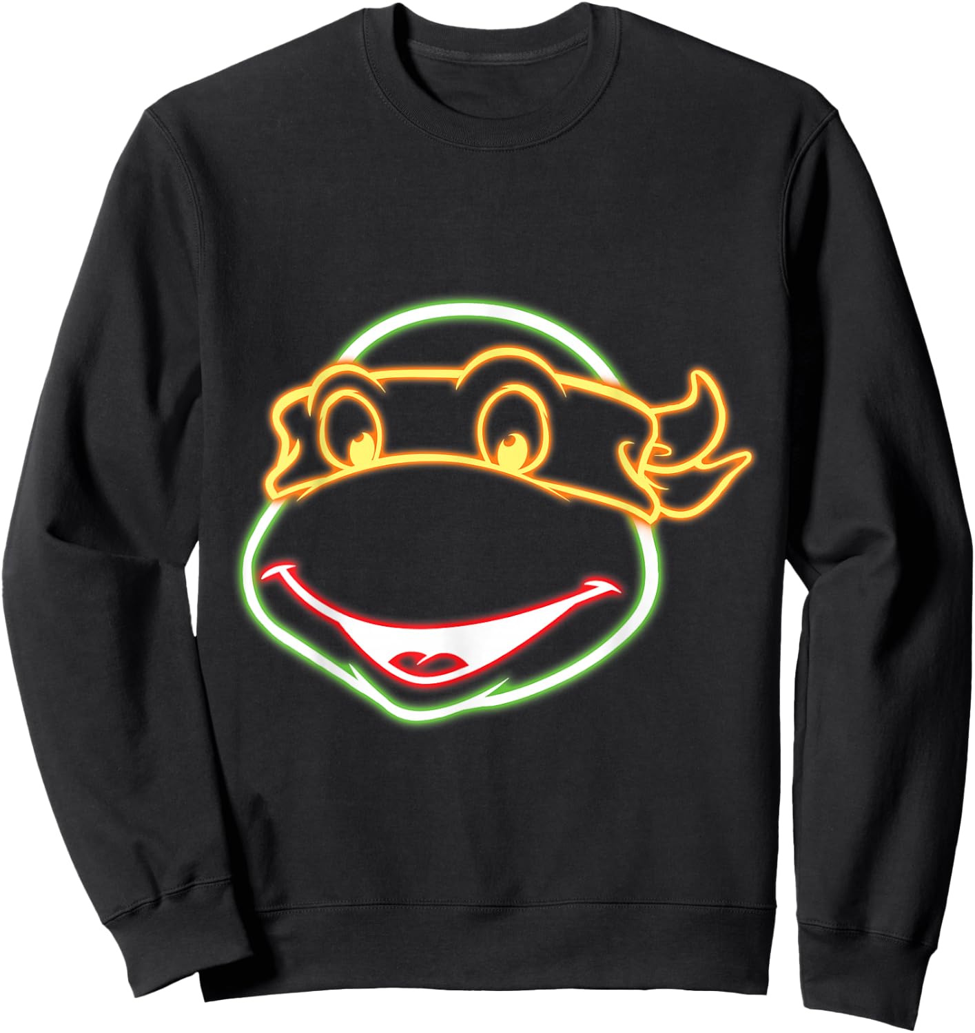 Teenage Mutant Ninja Turtles Neon Ninja Face Sweatshirt - Sweatshirt | Black