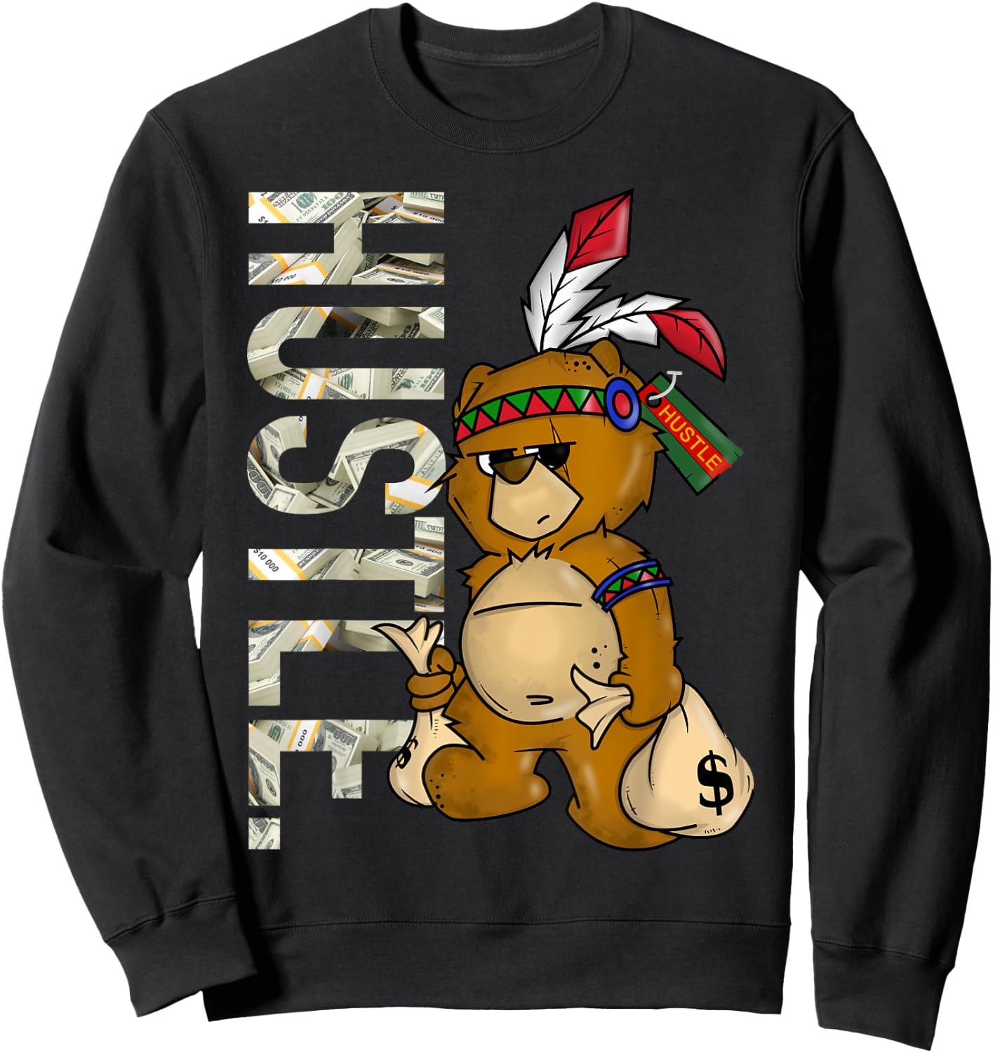 Hustle Sweatshirt - Sweatshirt | Black