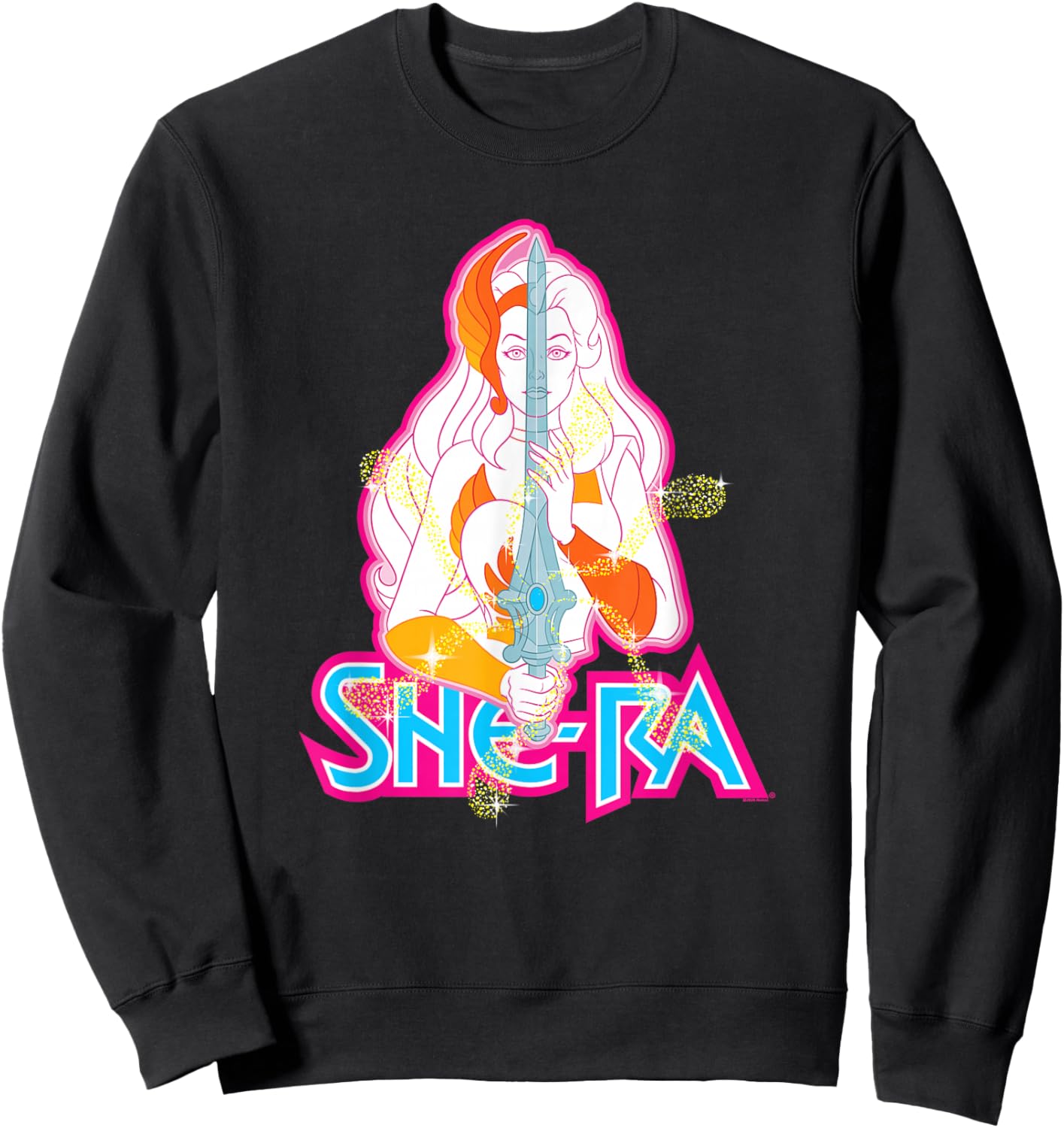 Masters of The Universe She-Ra Glowing Transformation Sweatshirt - Sweatshirt | Black