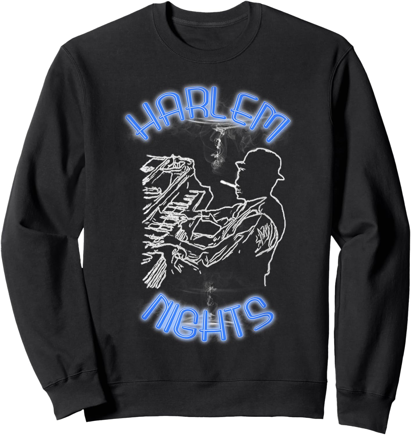 Harlem Nights T Shirt Sweatshirt - Sweatshirt | Black