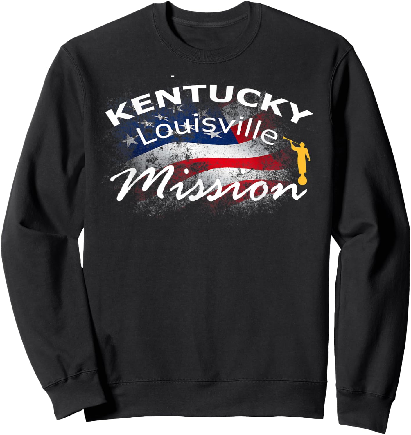 Kentucky Louisville Mormon LDS Mission Missionary Gift Sweatshirt - Sweatshirt | Black