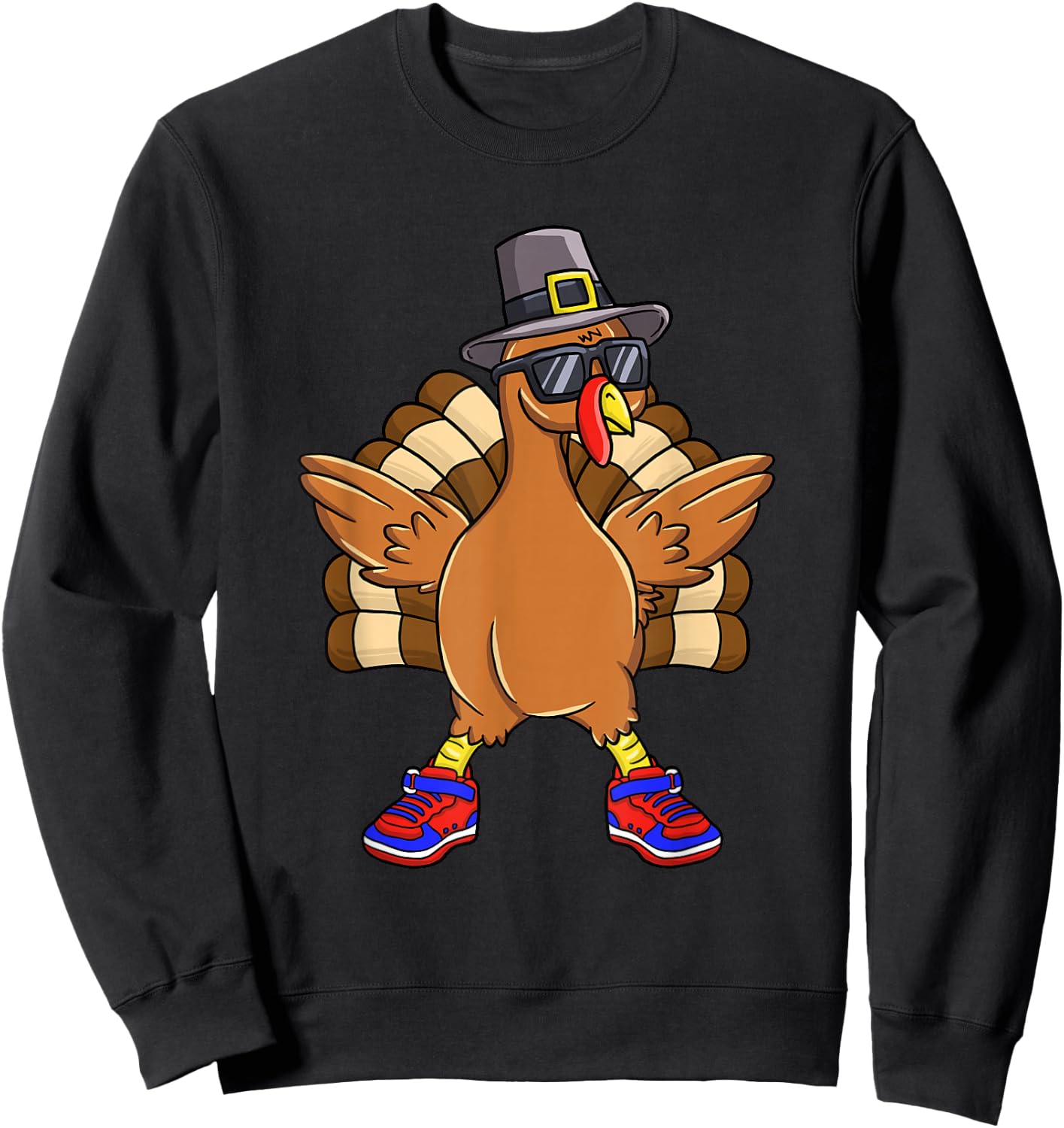 Turkey Trot Thanksgiving Day 5K Run Sweatshirt - Sweatshirt | Black