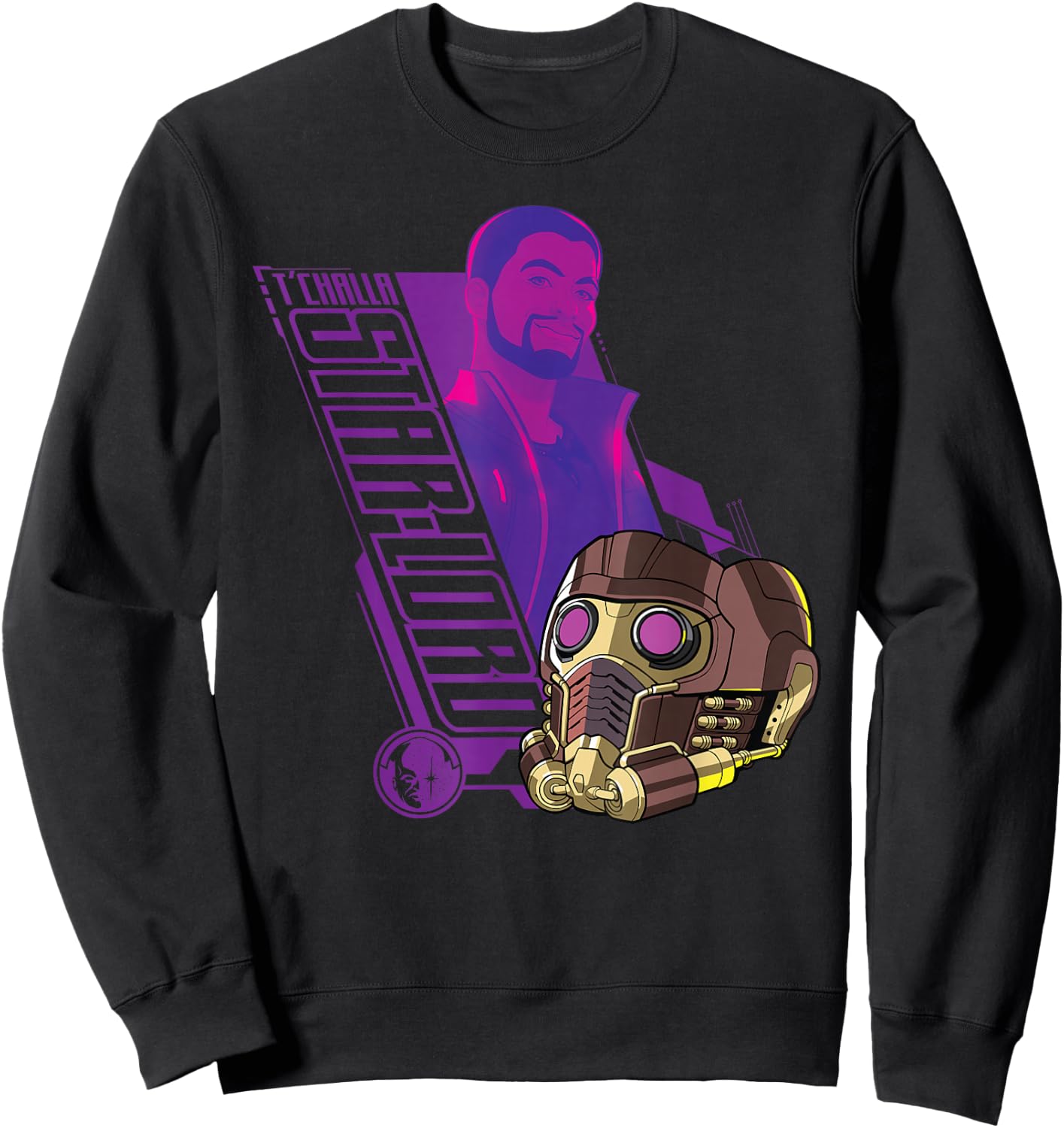 Marvel WHAT IF...? T'Challa Star-Lord Sweatshirt - Sweatshirt | Black