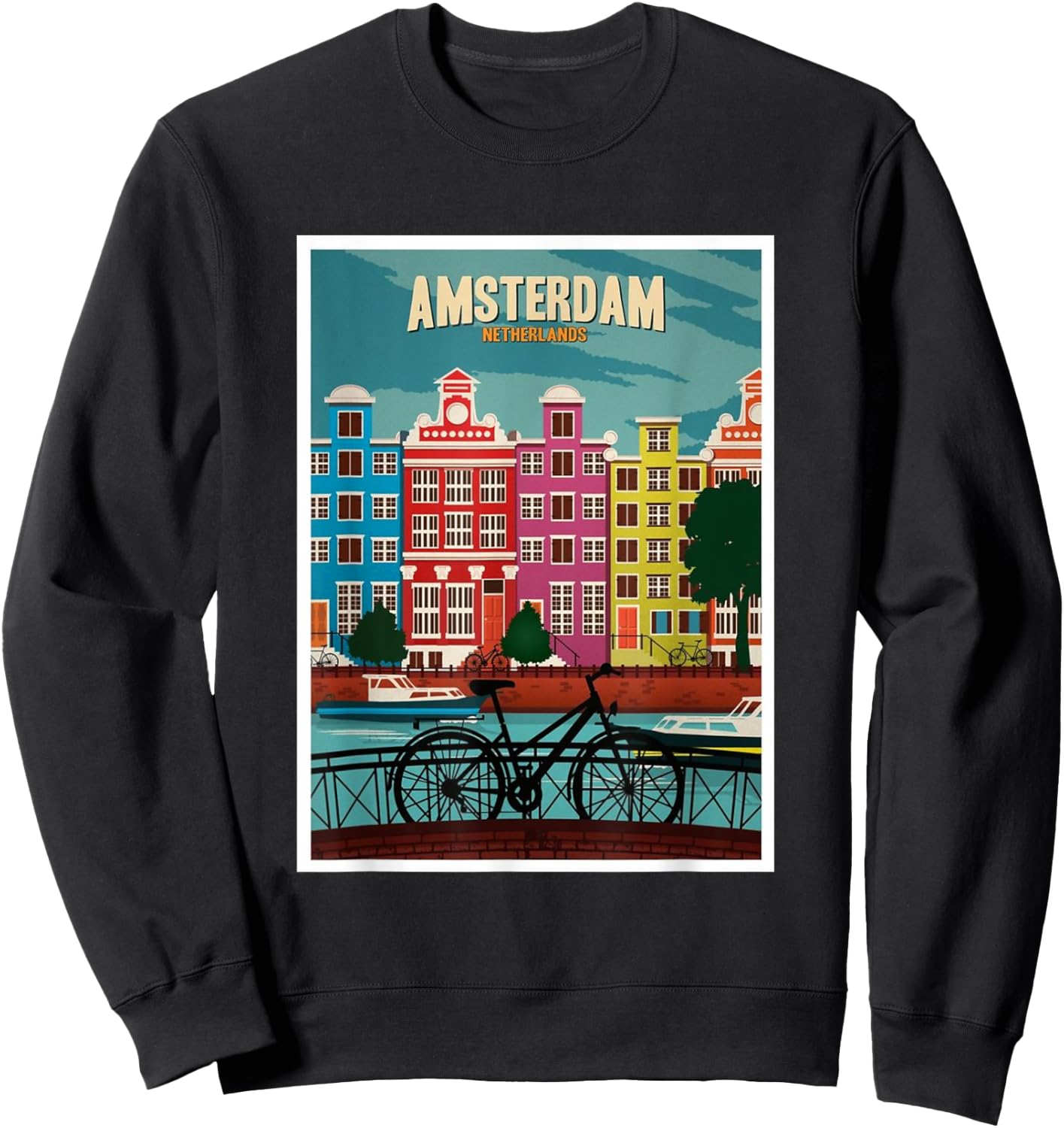 Amsterdam Sweatshirt - Sweatshirt | Black