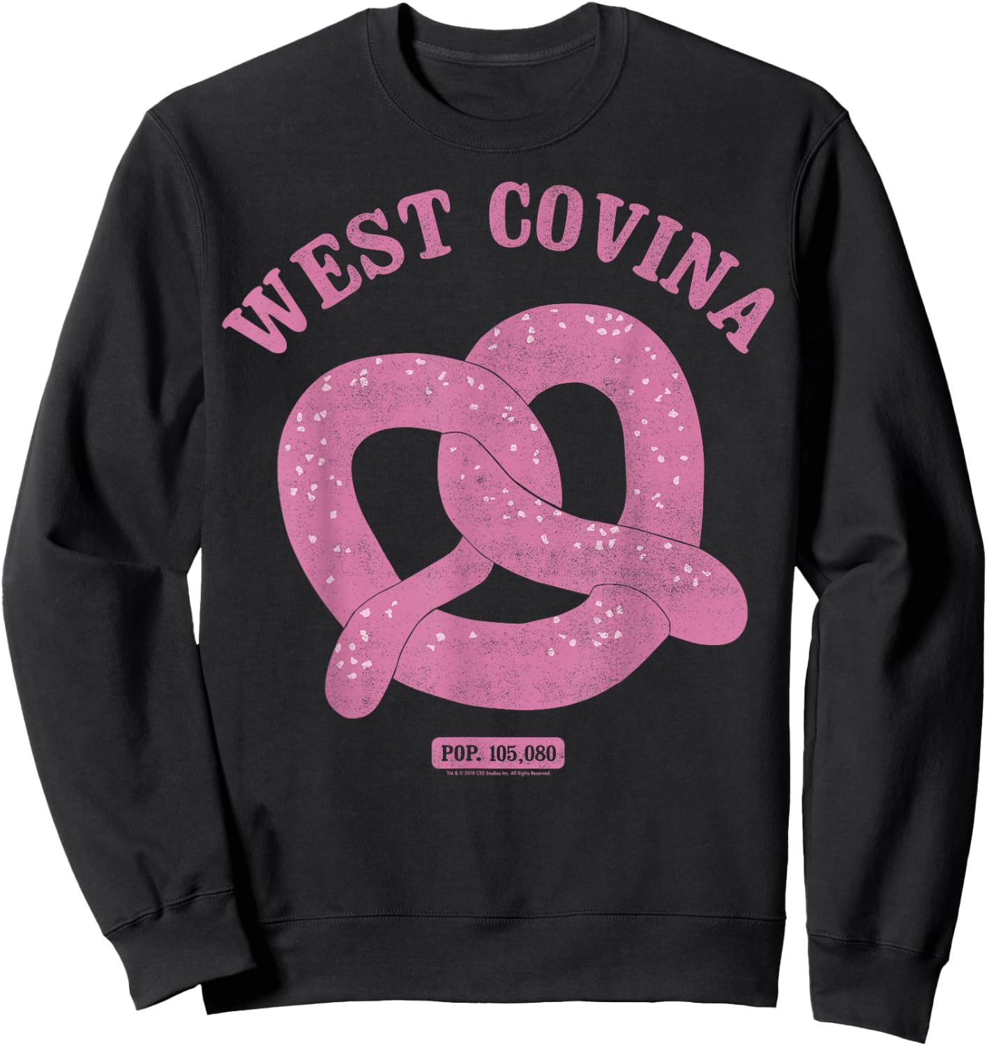 Crazy Ex-Girlfriend West Covina Pretzel Sweatshirt - Sweatshirt | Black