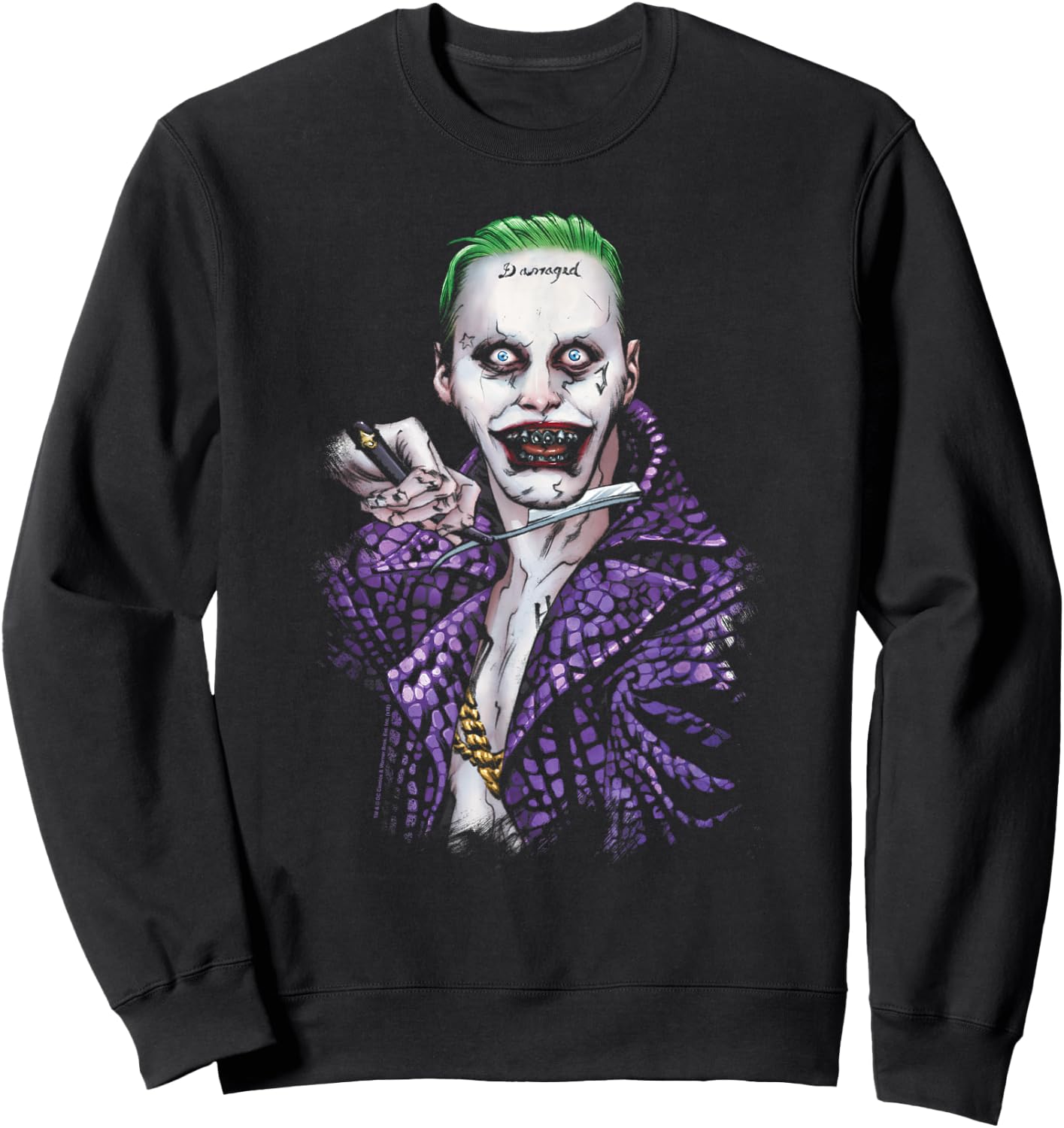 Suicide Squad Joker Blade Black T Shirt Sweatshirt - Sweatshirt | Black