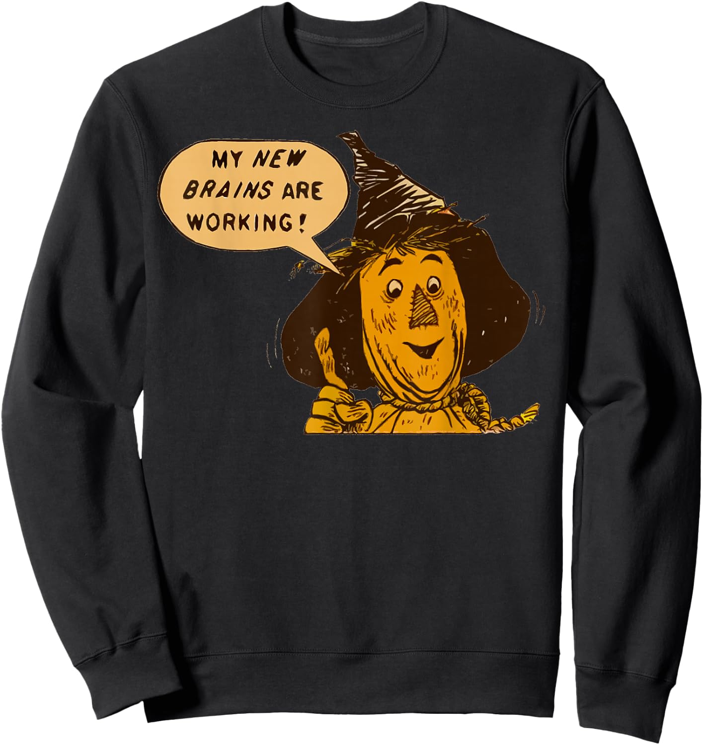 The Wizard of OZ Art Tin Man Lion Scarecrow Dorothy Sweatshirt - Sweatshirt | Black
