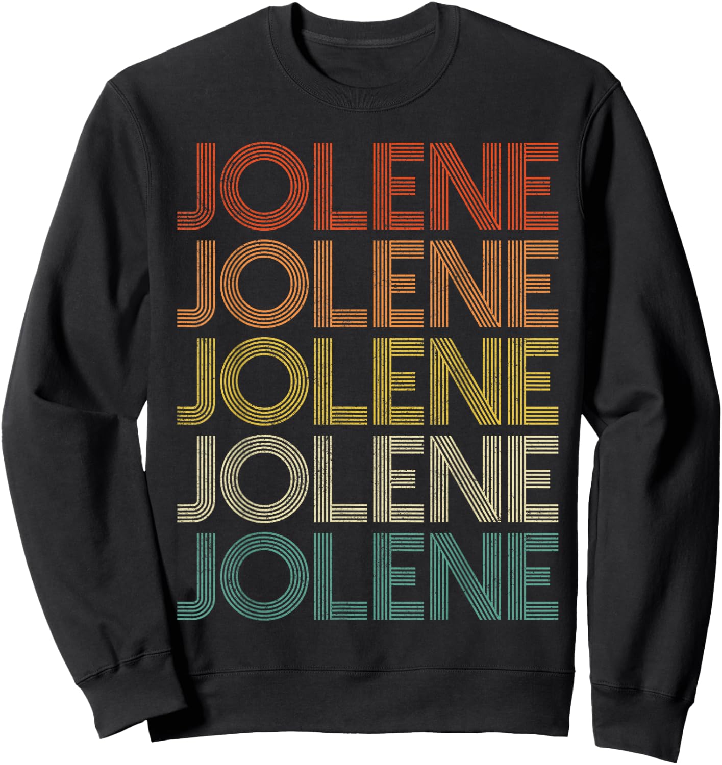 Jolene Vintage Retro Sweatshirt - Sweatshirt | Black
