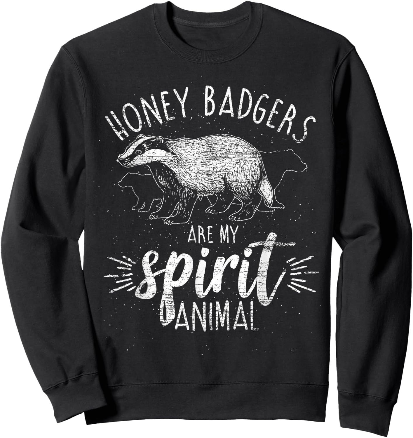 Honey Badger Sweatshirt - Sweatshirt | Black