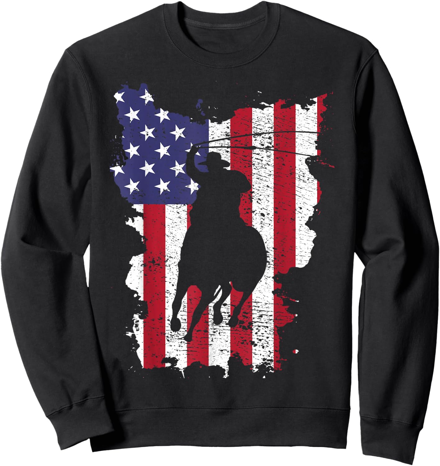 Cowboy Lasso Sweatshirt - Sweatshirt | Black
