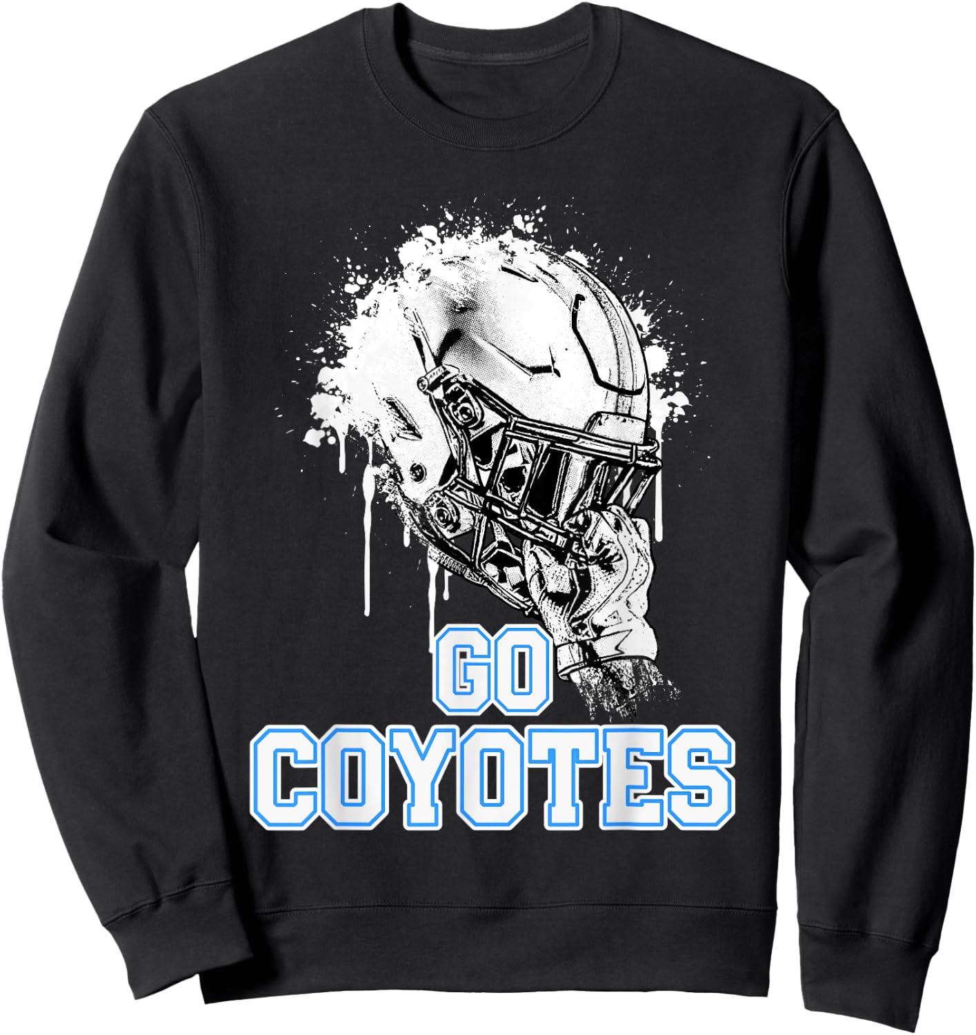 Clarksburg Coyotes Rising Helmet GO! Sweatshirt - Sweatshirt | Black