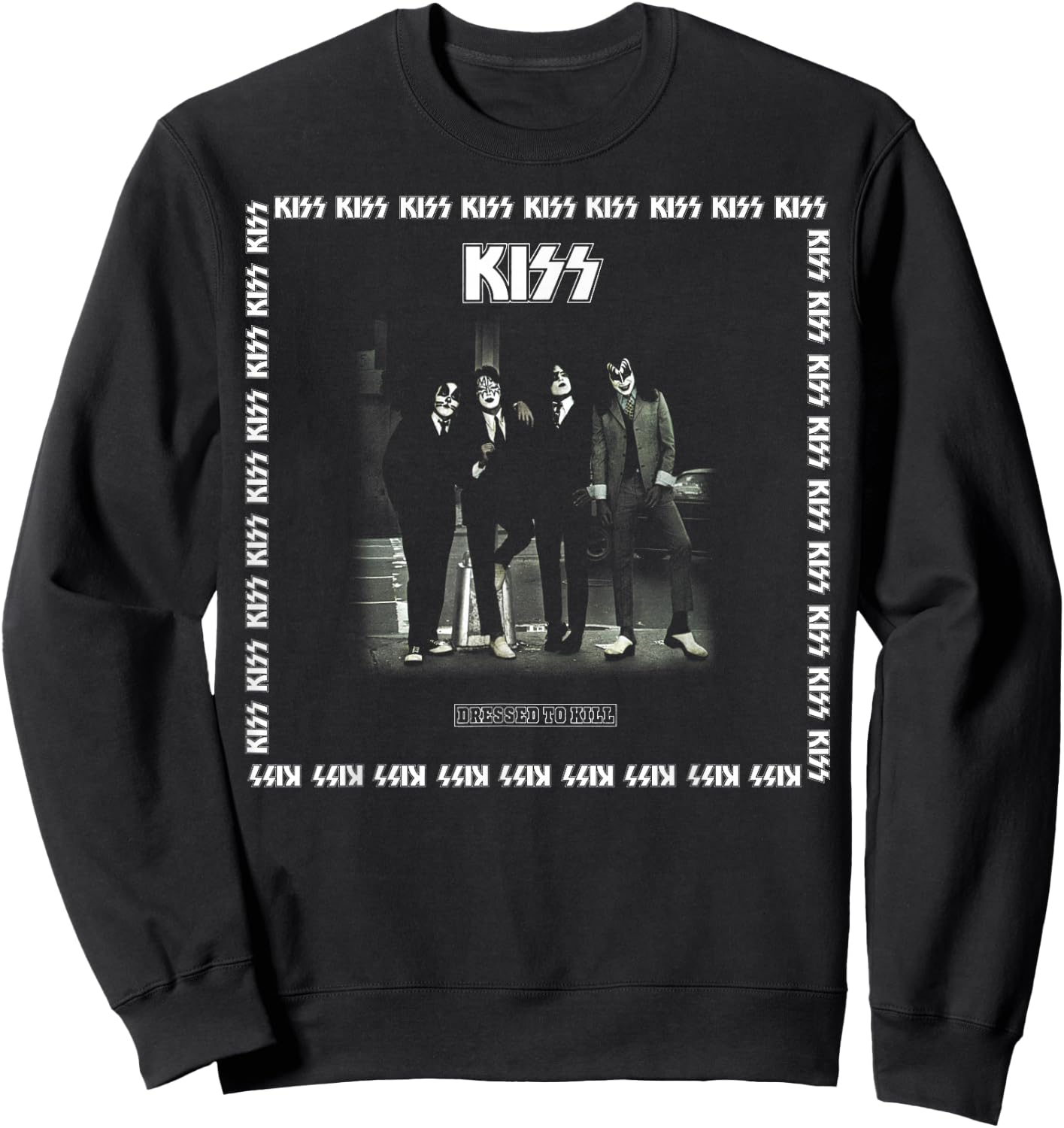 KISS - 1975 Dressed to Kill Sweatshirt - Sweatshirt | Black