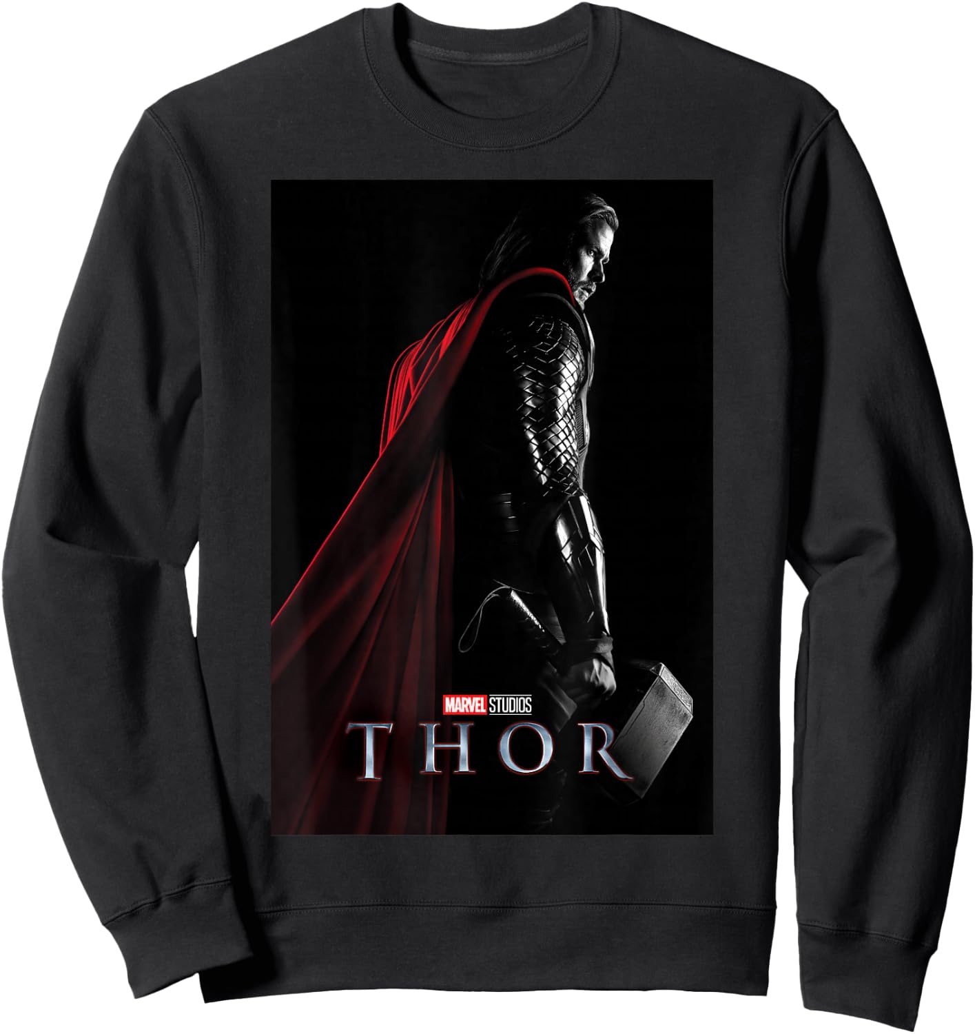 Marvel Studios Thor Movie Poster Graphic Sweatshirt - Sweatshirt | Black